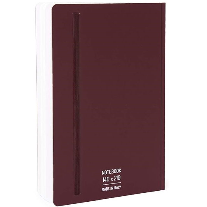 PININFARINA NOTES 14X21 PLAIN RED - 128PAGES