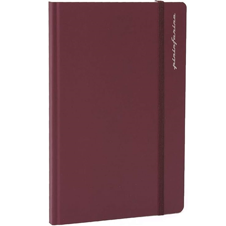 PININFARINA NOTES 14X21 PLAIN RED - 128PAGES