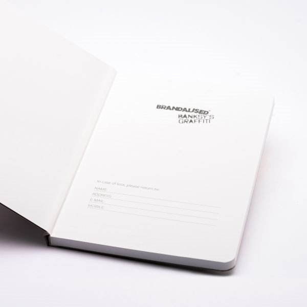 NOTES 14X21 RULED BANKSY - 128 PAGES - BALOON