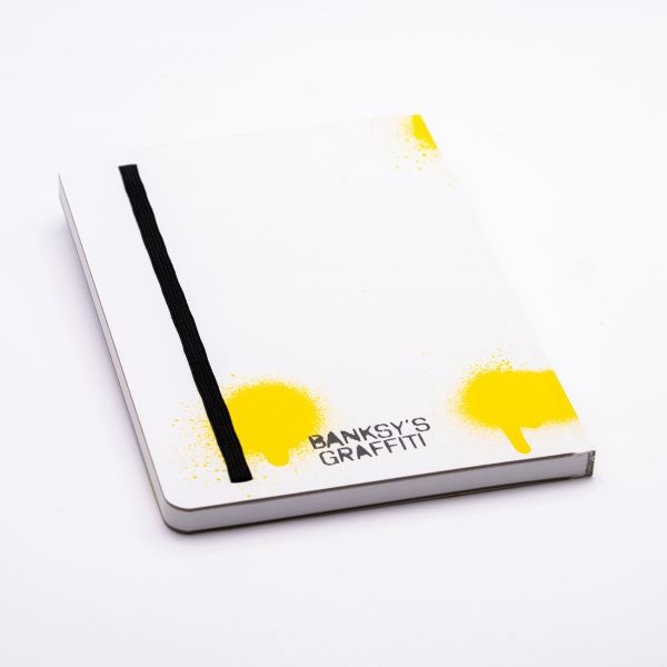 NOTES 14X21 RULED BANKSY - 128 PAGES - FLOWER