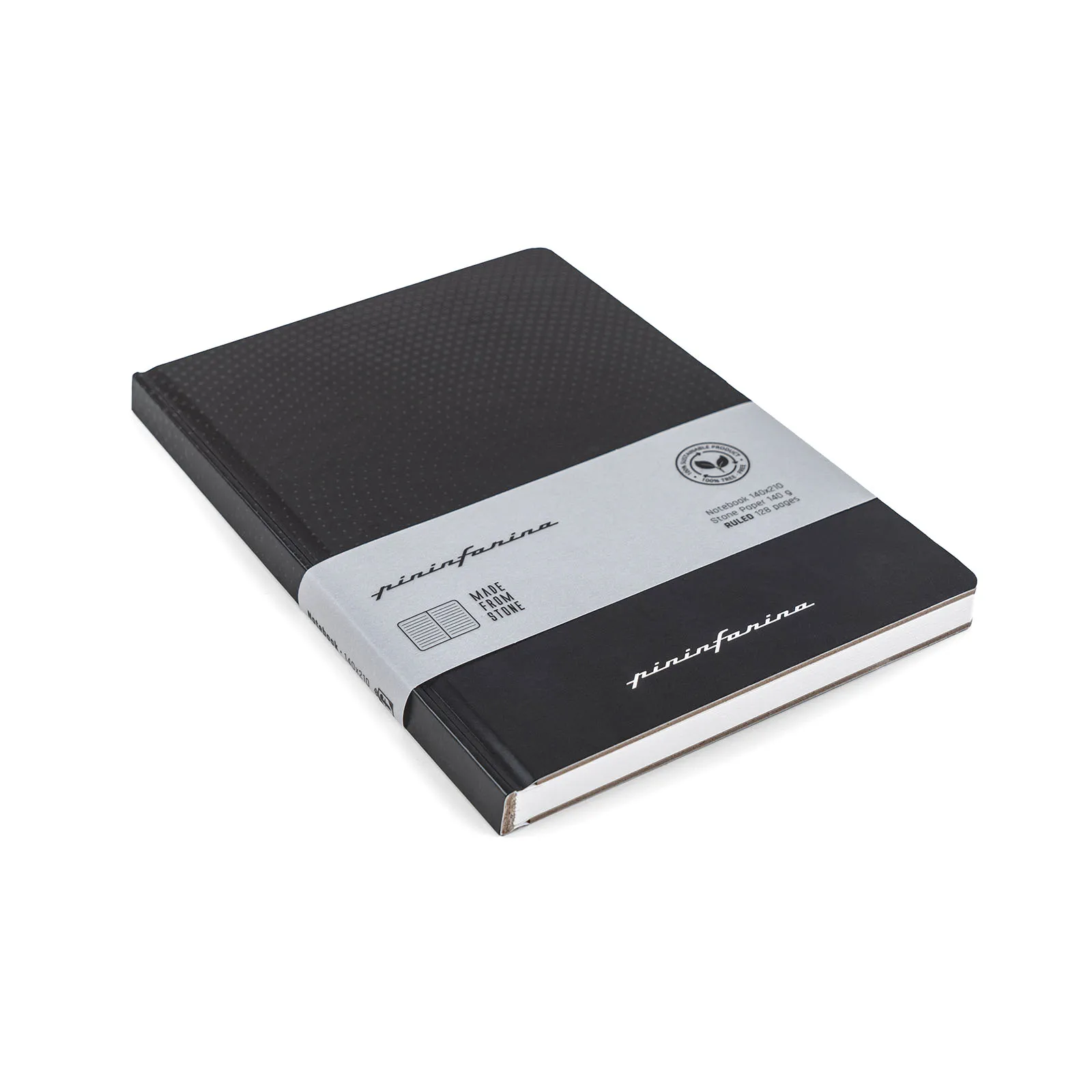 PININFARINA NOTES STONE PAPER HARD COVER BLUE - RULED - new