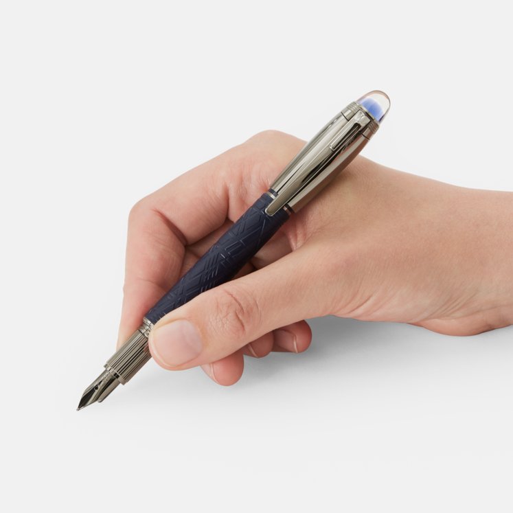 Montblanc StarWalker SpaceBlue Doué Fountain Pen