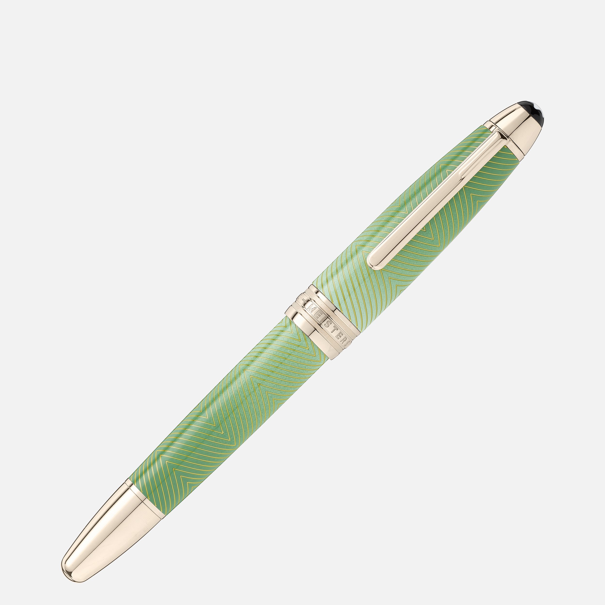 MONTBLANC  MEISTERSTÜCK CALLIGRAPHY SOLITAIRE CELADON DÉGRADÉ FOUNTAIN PEN
