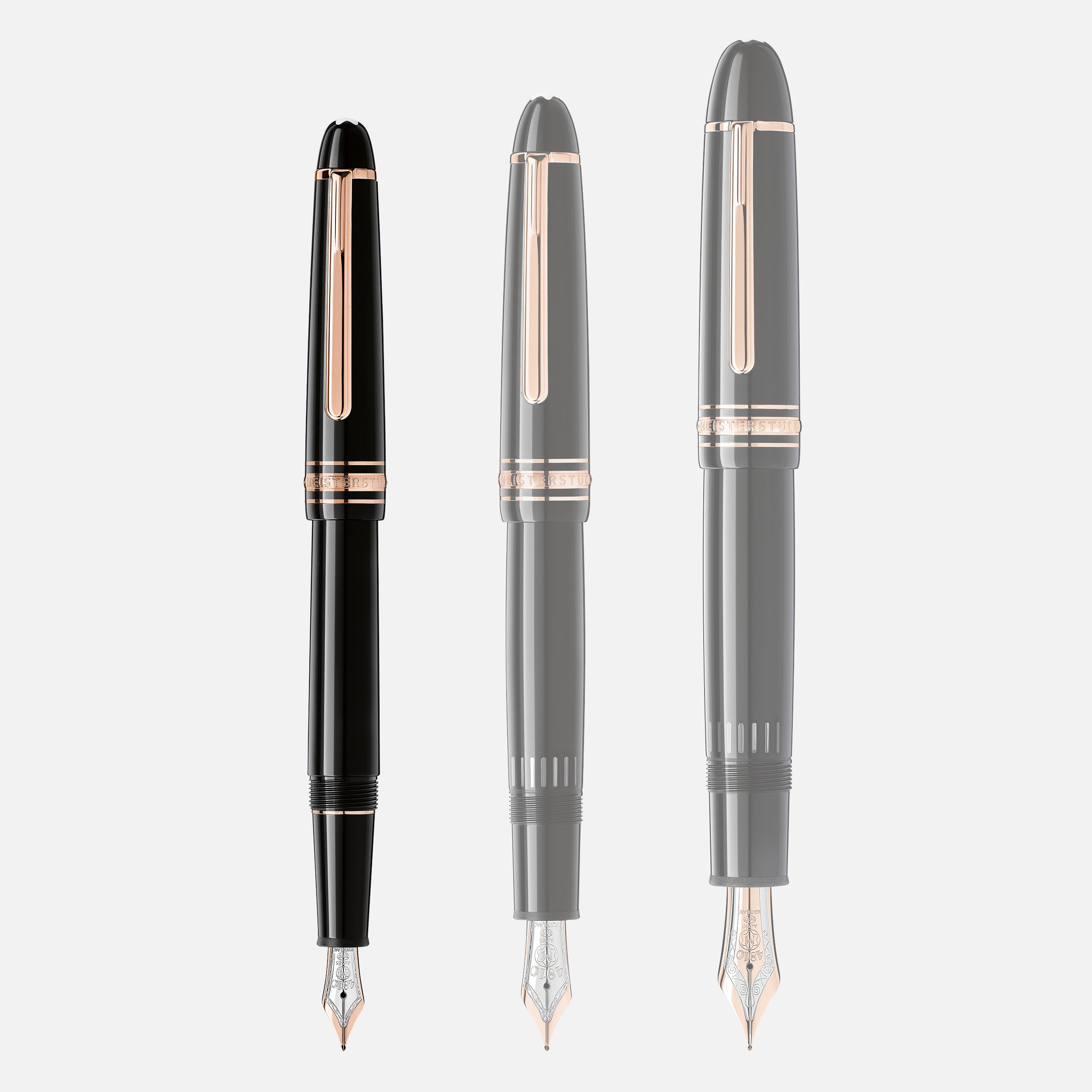 MONTBLANC Meisterstuck Rose Gold-Coated F Classique Fountain Pen