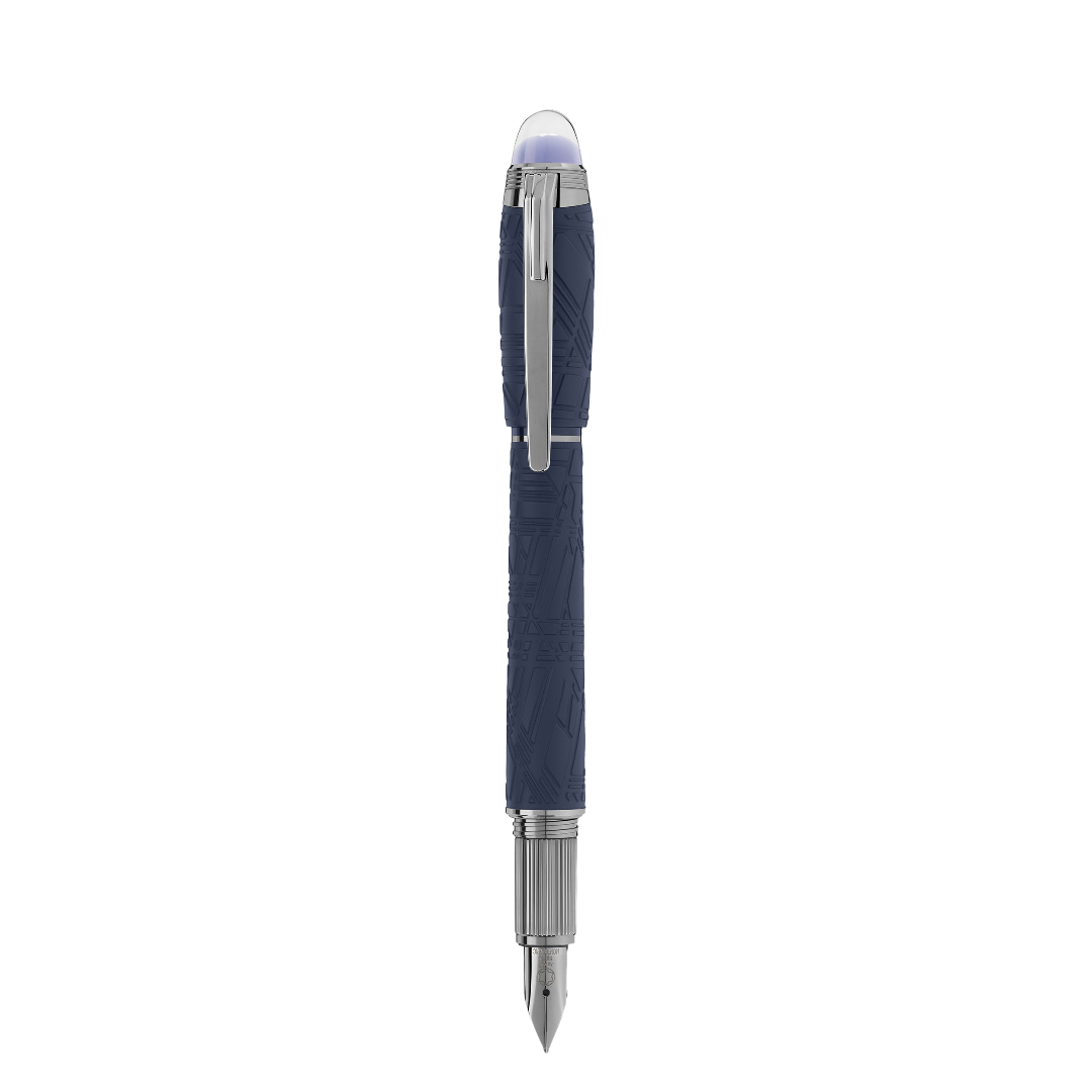 MONTBLANC STARWALKER SPACEBLUE RESIN FOUNTAIN PEN