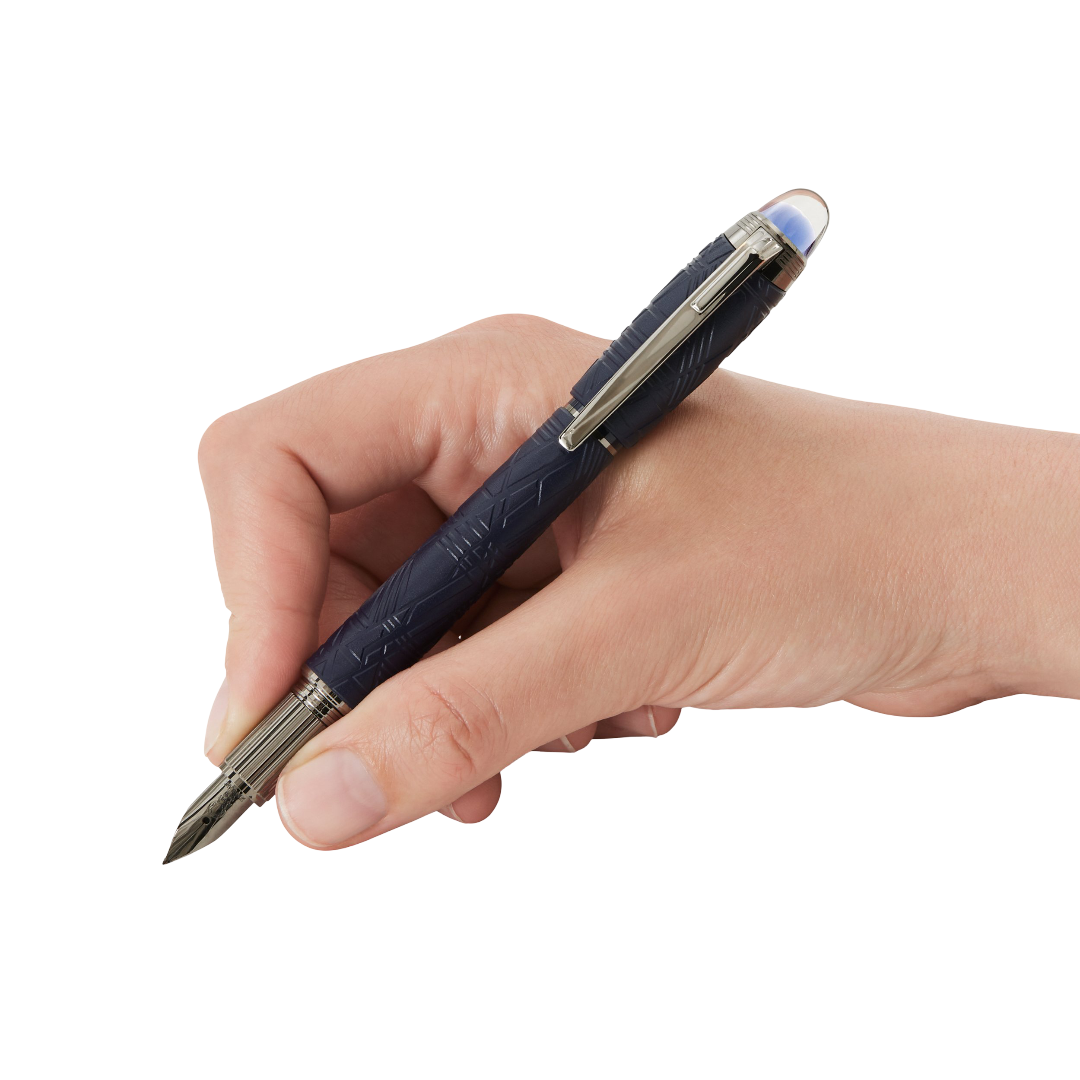 MONTBLANC STARWALKER SPACEBLUE RESIN FOUNTAIN PEN