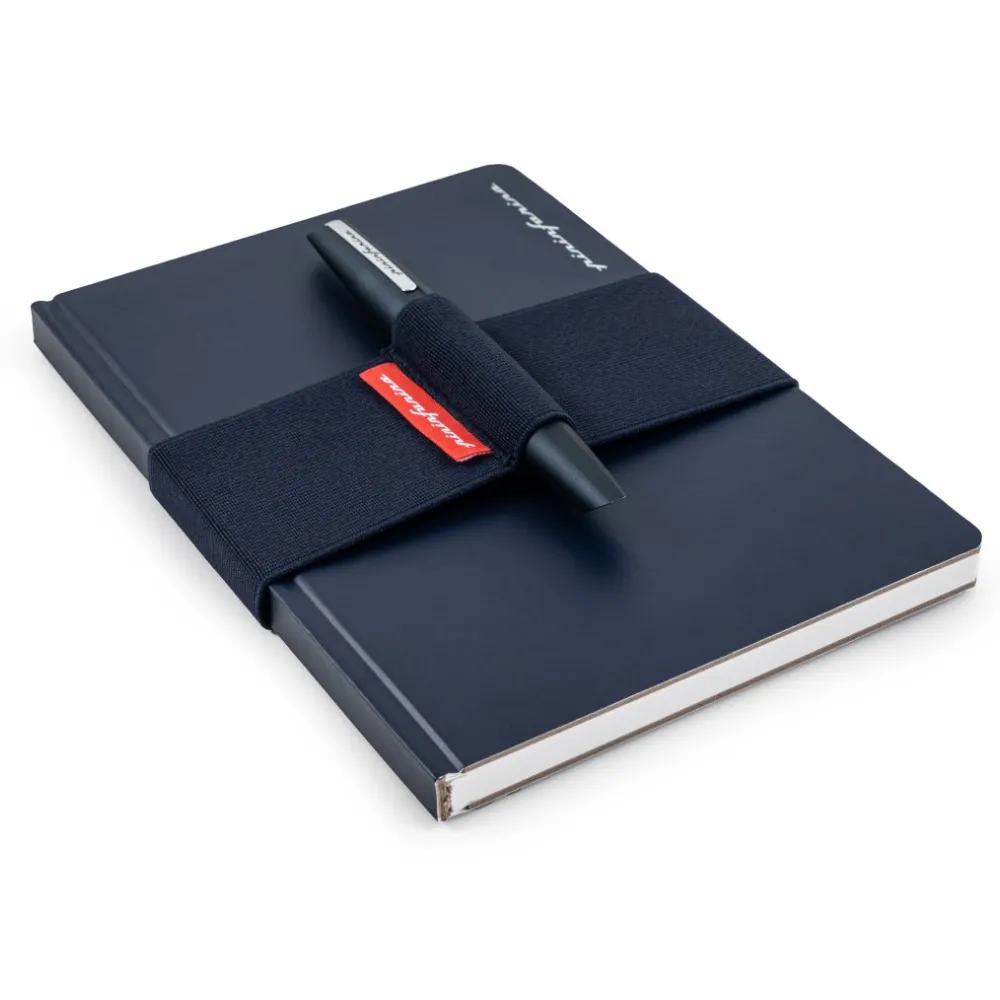 PININFARINA BLUE ELASTIC BAND PER NOTEBOOK (PEN HOLDER) - new