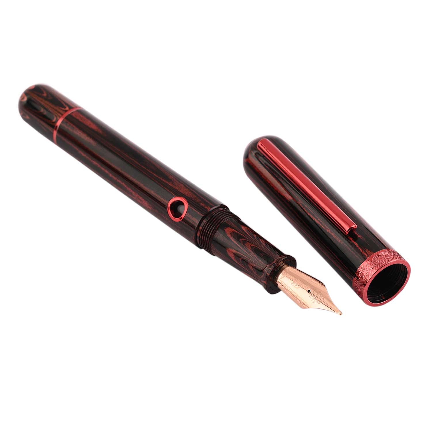 Nahvalur Nautilus Fountain Pen Ruby Koi Fine Nib