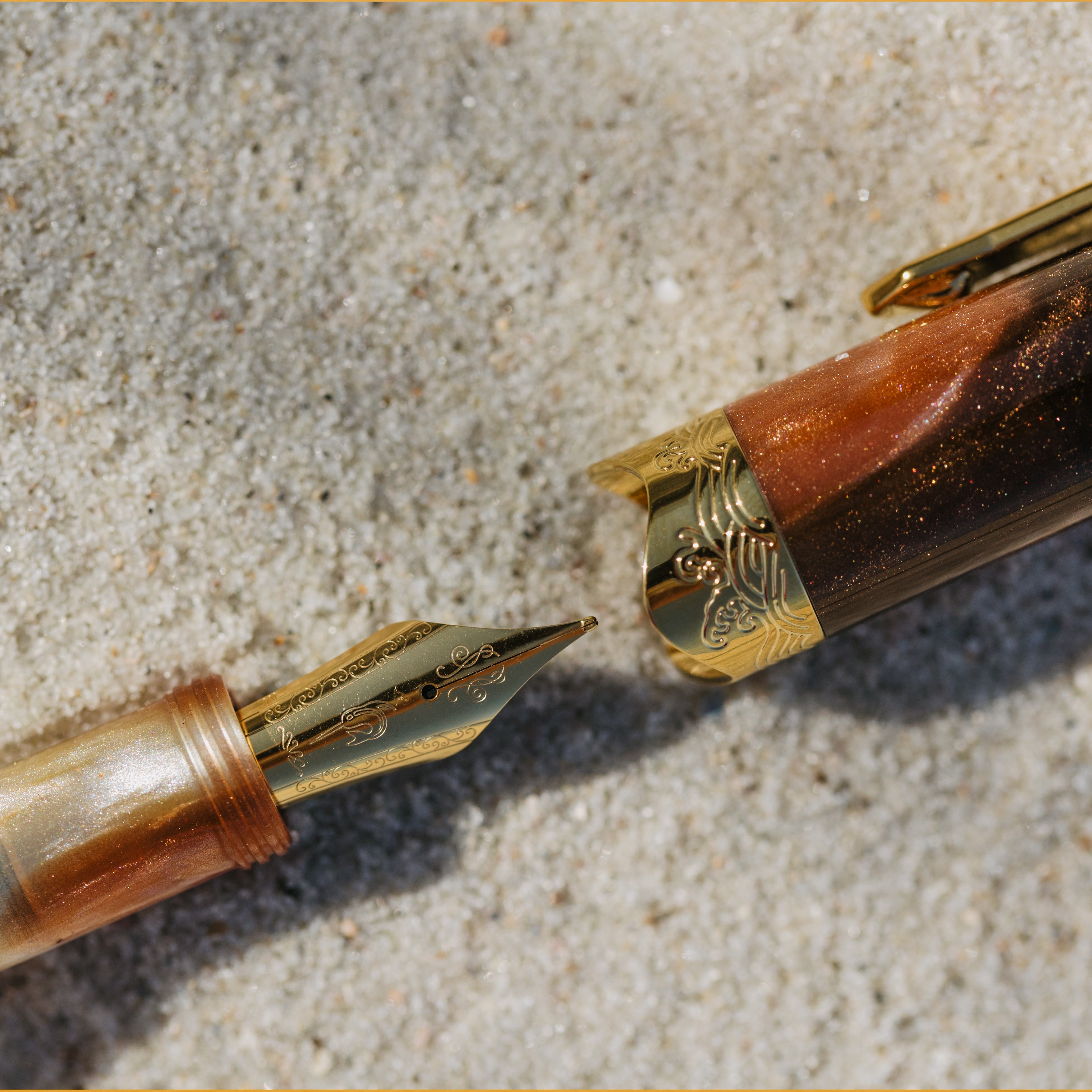 Nahvalur Horizon Fountain Pen Desert Fine