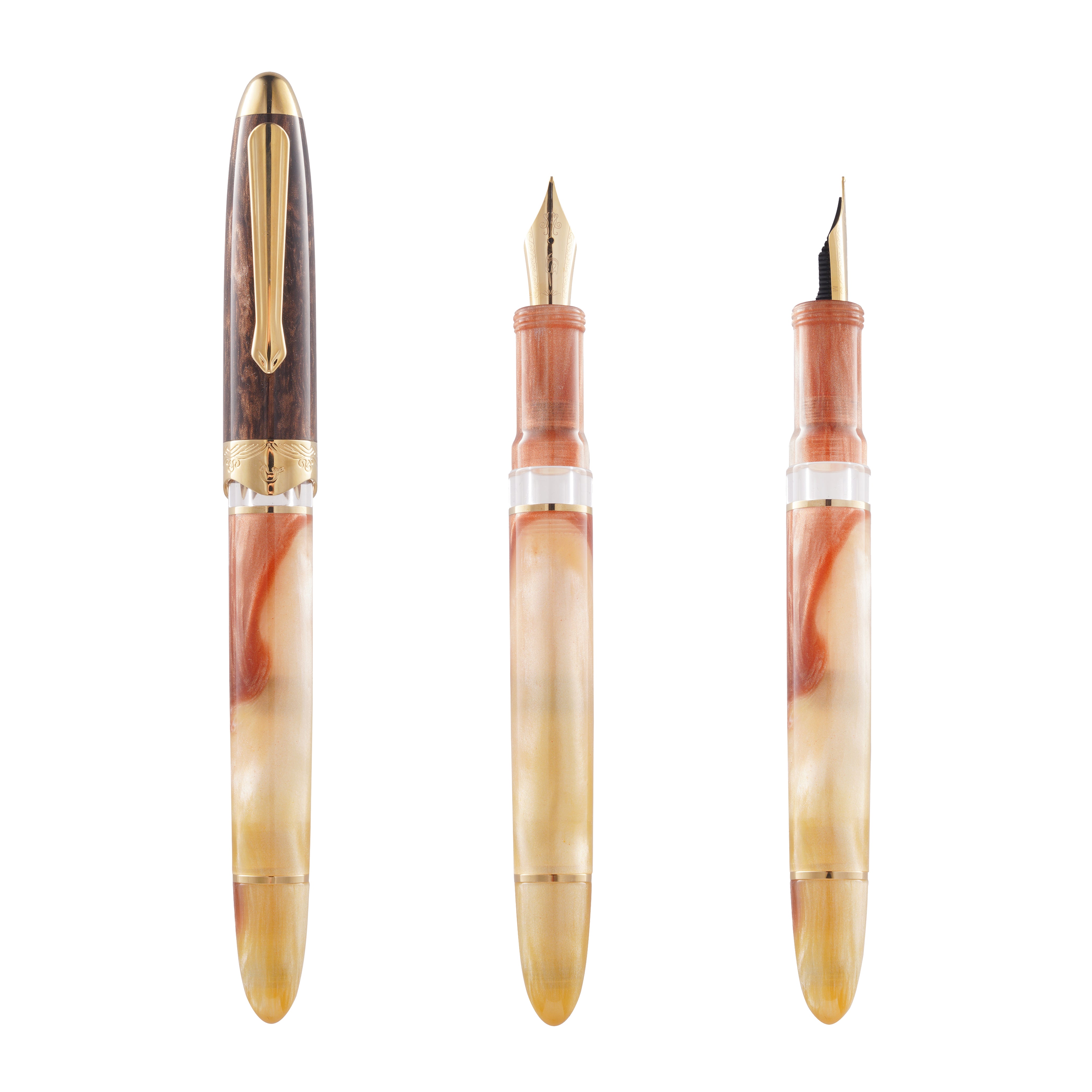 Nahvalur Horizon Fountain Pen Desert Fine