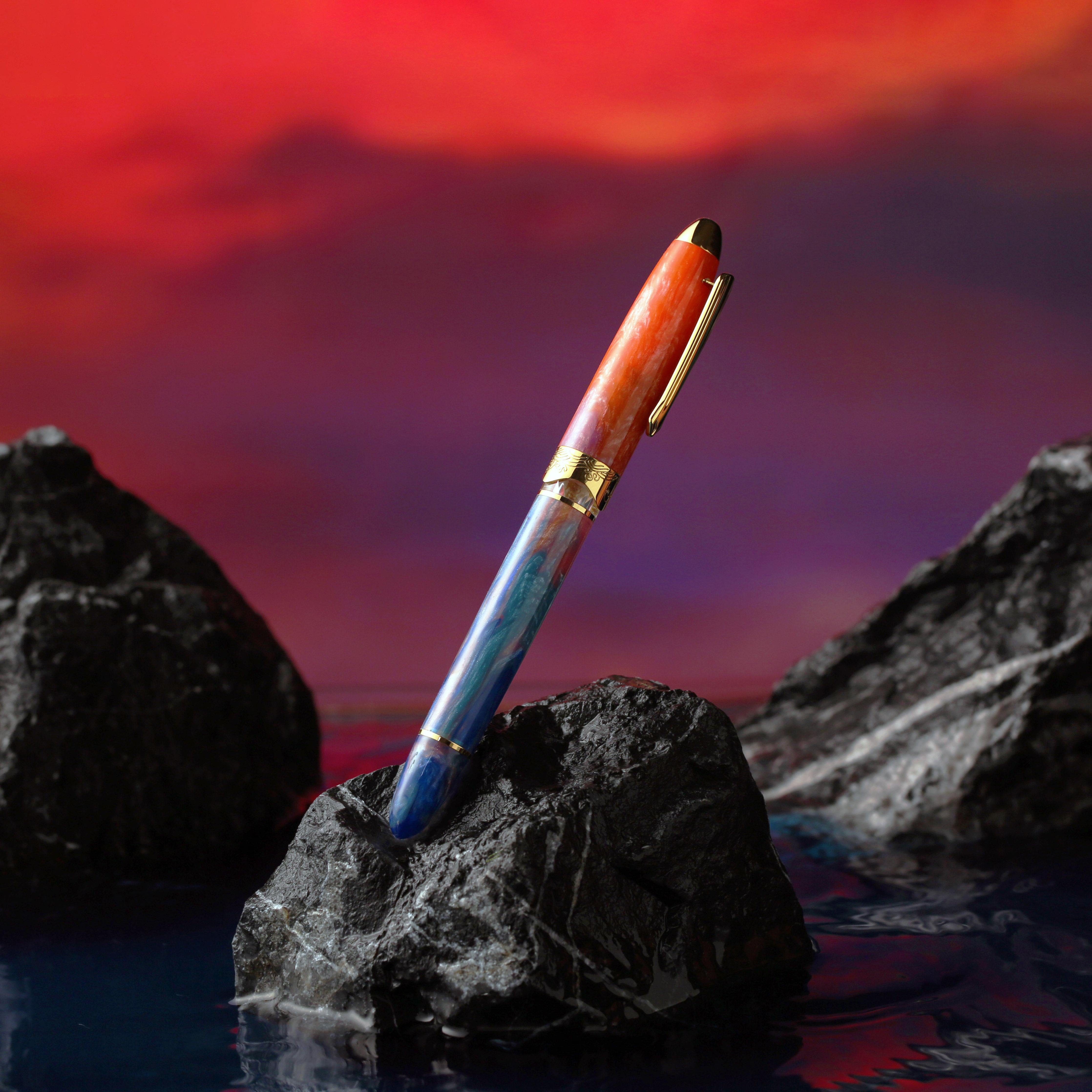 Nahvalur Horizon Fountain Pen Dusk Broad