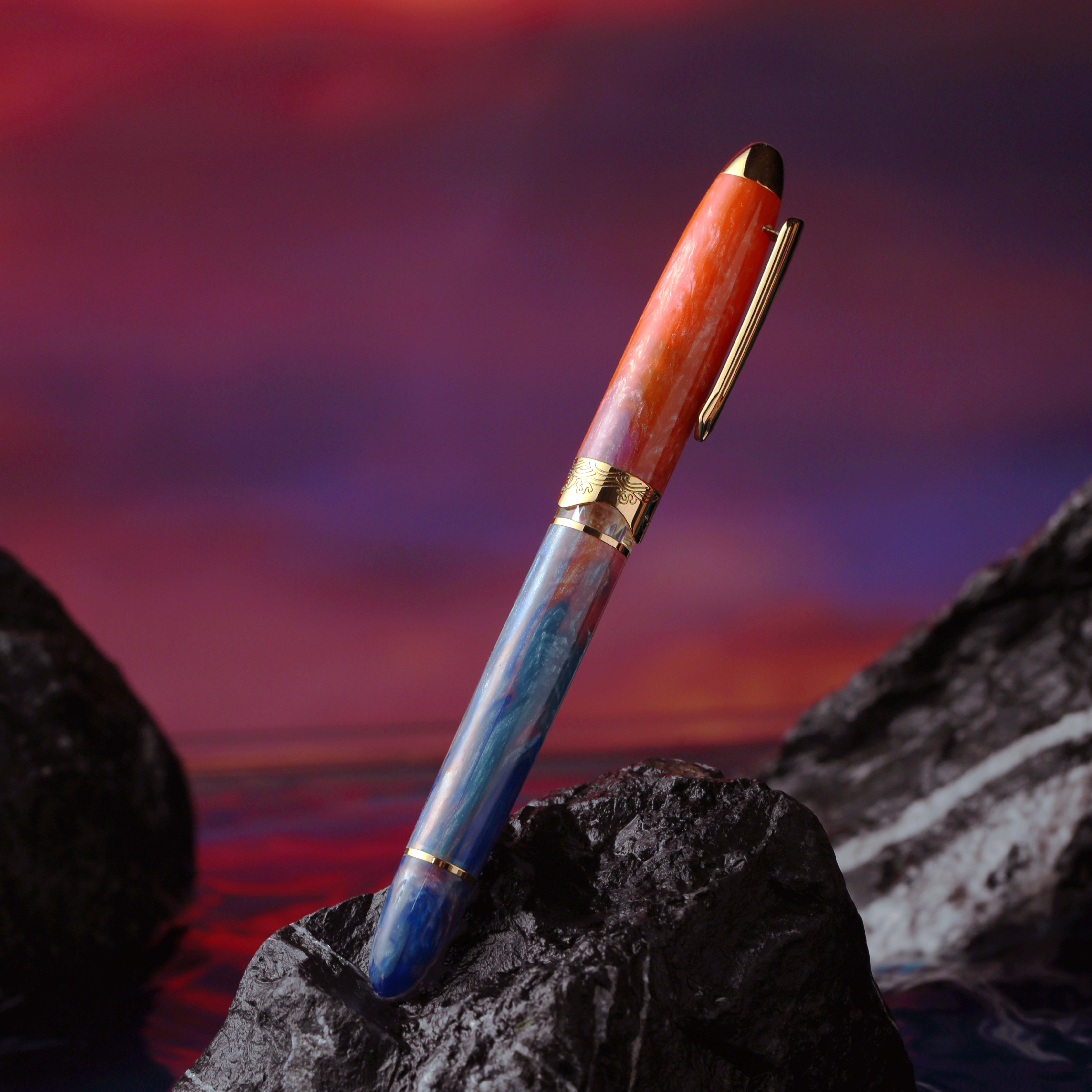 Nahvalur Horizon Fountain Pen Dusk Broad