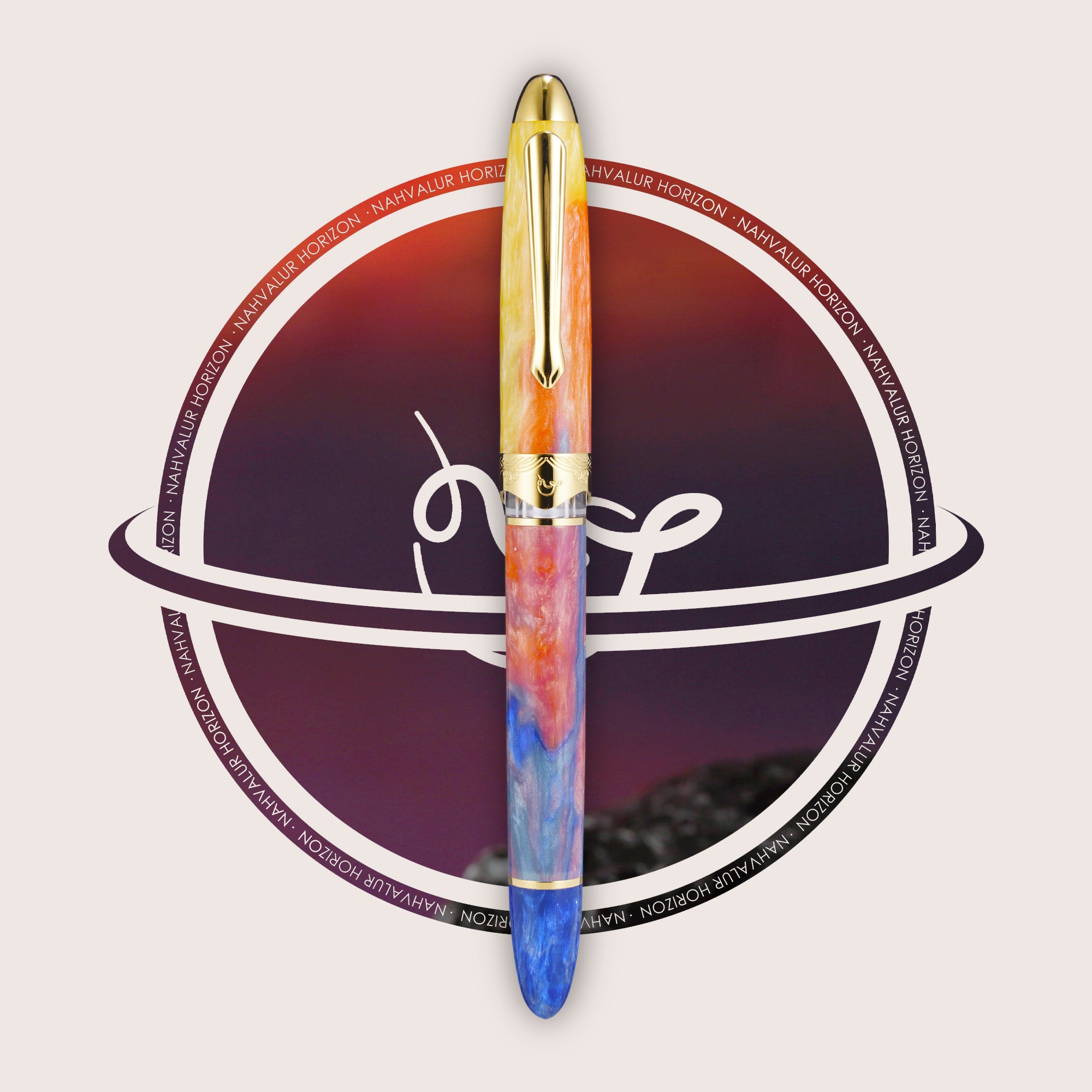 Nahvalur Horizon Fountain Pen Dusk Broad