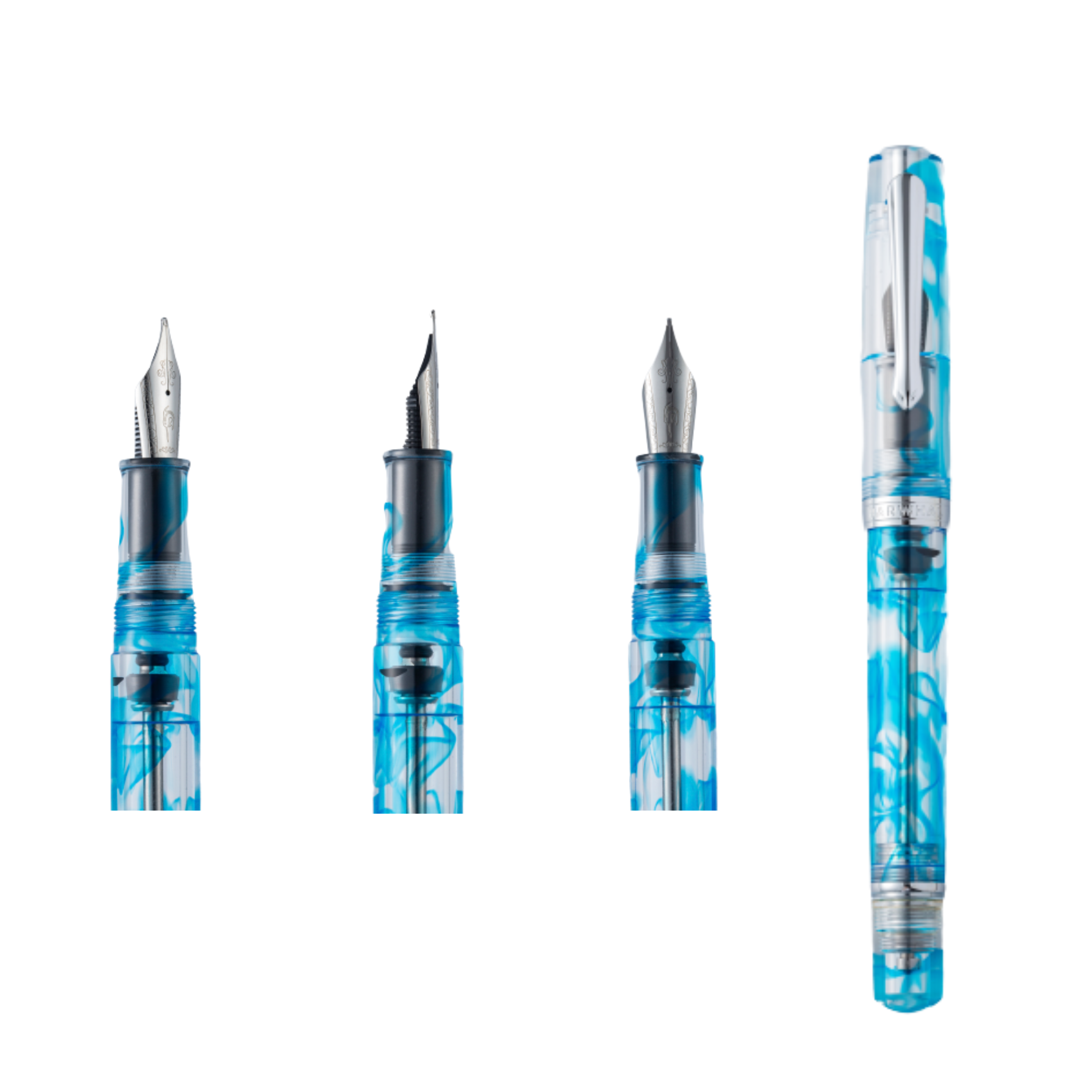 Nahvalur Original Plus Azureus Blue Fountain Pen Fine