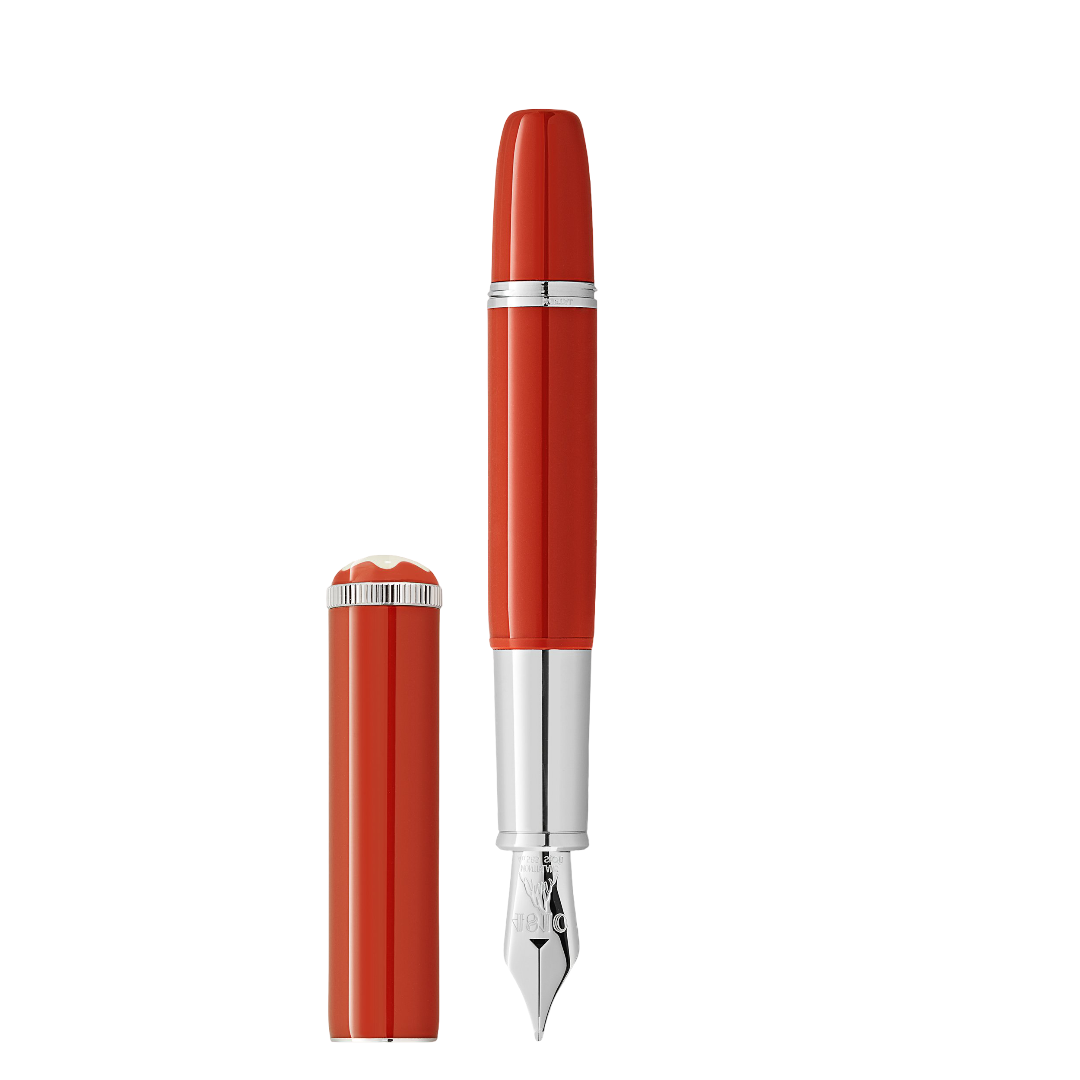 MONTBLANC HERITAGE ROUGE ET NOIR BABY SPECIAL EDITION CORAL-COLOURED FOUNTAIN PEN
