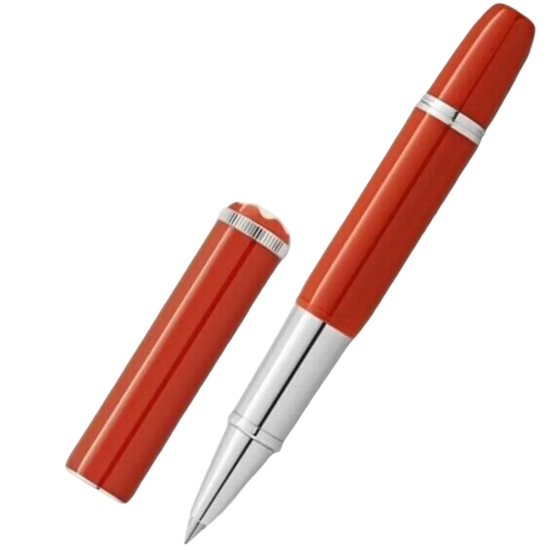 MONTBLANC HERITAGE ROUGE ET NOIR BABY SPECIAL EDITION CORAL-COLOURED ROLLERBALL