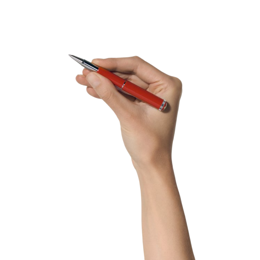 MONTBLANC HERITAGE ROUGE ET NOIR BABY SPECIAL EDITION CORAL-COLOURED ROLLERBALL