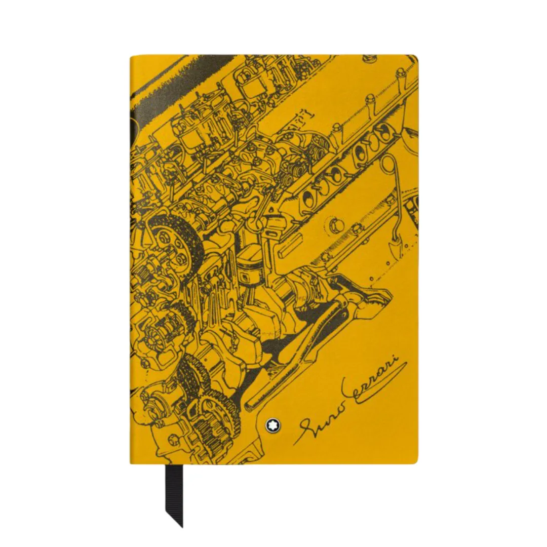 NOTEBOOK #146 SMALL, GREAT CHARACTERS ENZO FERRARI, GIALLO MODENA - LINED