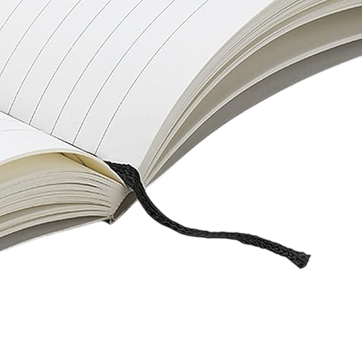 myPAPERCLIP Executive Series Notebook, 240 Pages A5 (148 x 210 mm, 5.83 X 8.27 in.) ESP240A5-R Black