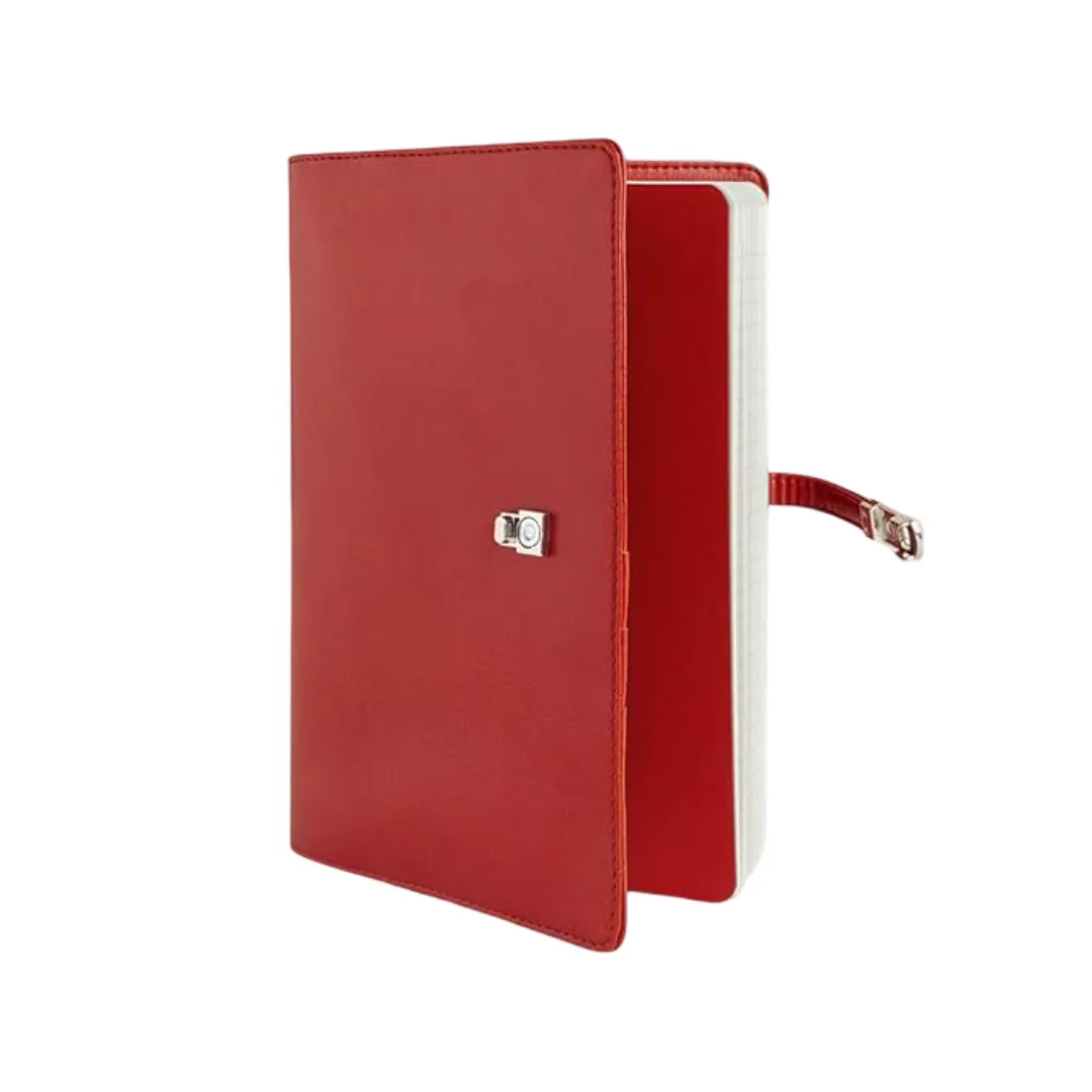 myPAPERCLIP Personal Organiser, Classic Edition, Fits Any A5 Size Notebook, Magnetic Lock (Classic - L1 Red)