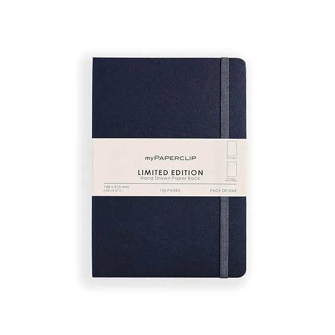 myPAPERCLIP Limited Edition Notebook, A5 (148 x 210 mm, 5 .83 x 8.27 in.) Plain LEP192A5-P - Imperial