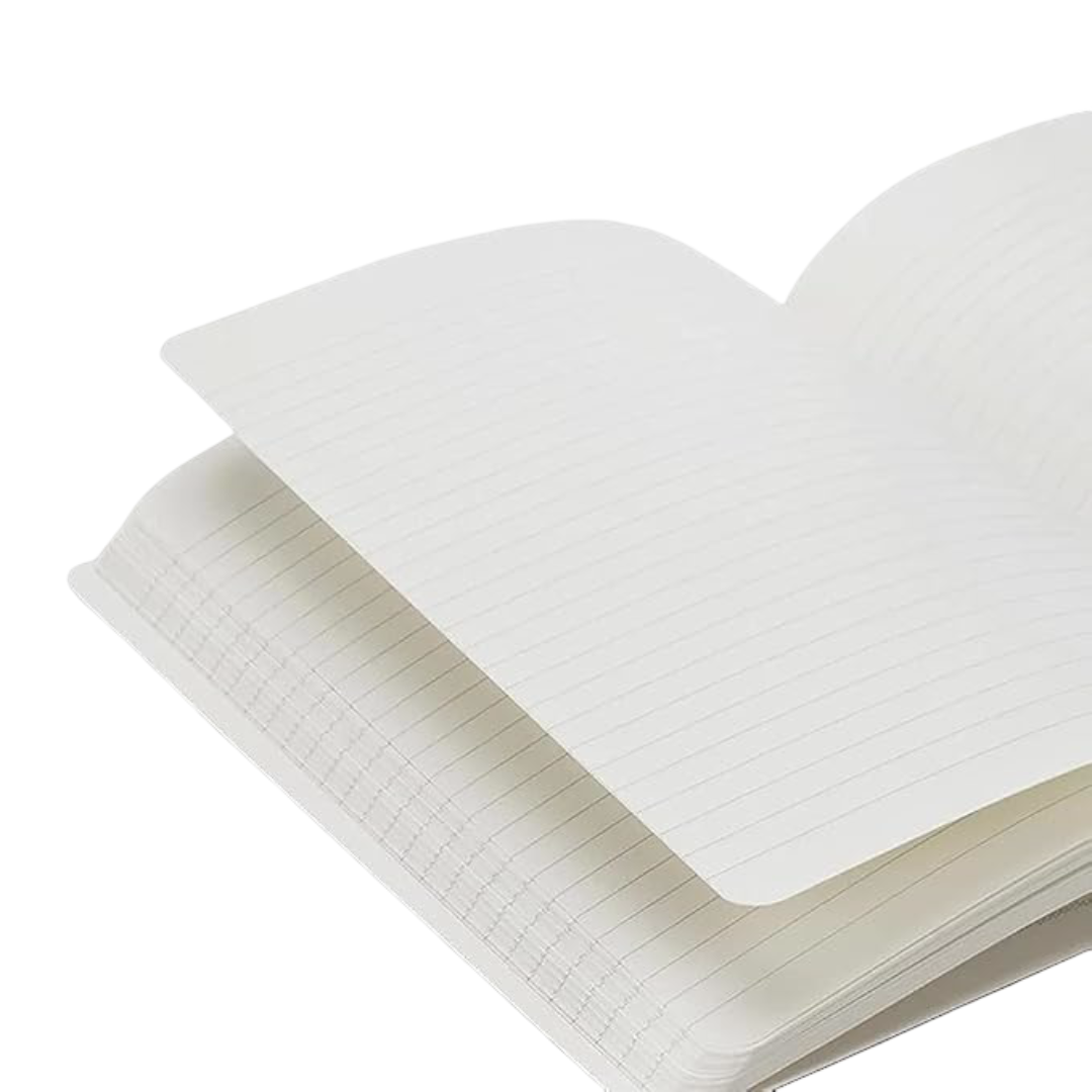 myPAPERCLIP Executive Series Notebook, 192 Pages, Small (90 x 140 mm, 3.5 X 5.5 in.) Ruled, ESP192S-R Black
