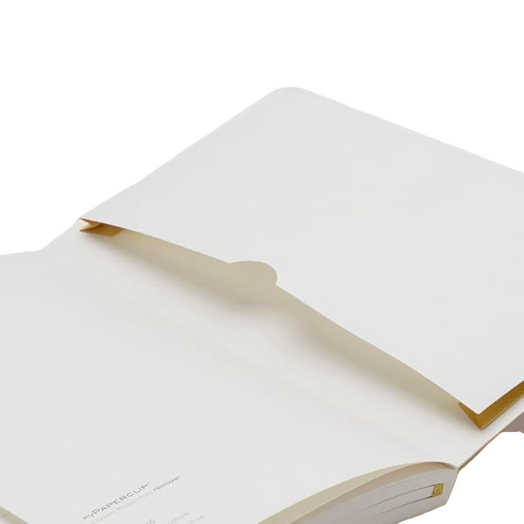 myPAPERCLIP Executive Series Notebook, Large (165 x 241 mm, 6.5 x 9.5 in.) Ruled, ESX192L-R Yellow