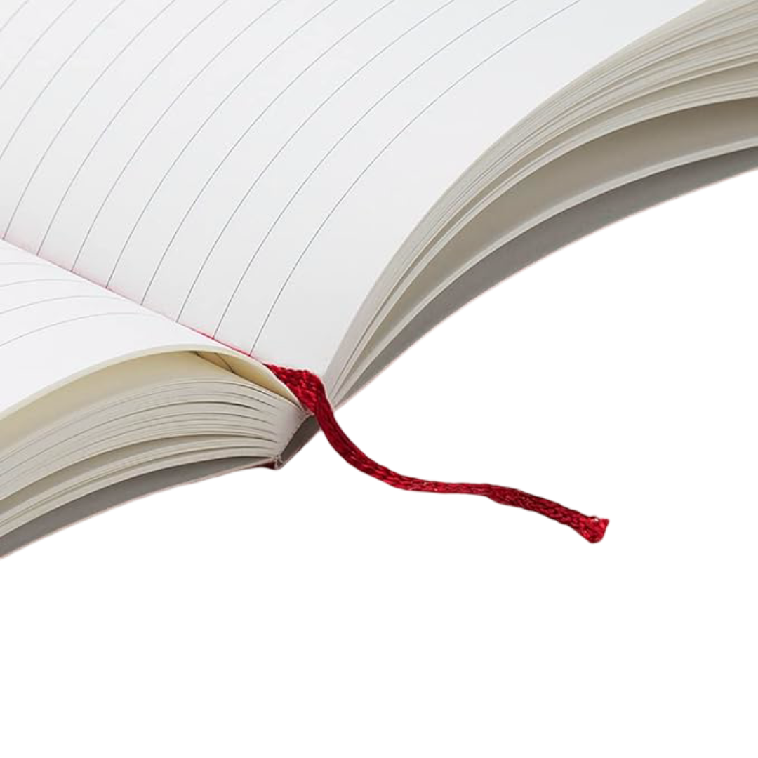 myPAPERCLIP Executive Series Notebook, Large (165 x 241 mm, 6.5 x 9.5 in.) Ruled, ESX192L-R Red