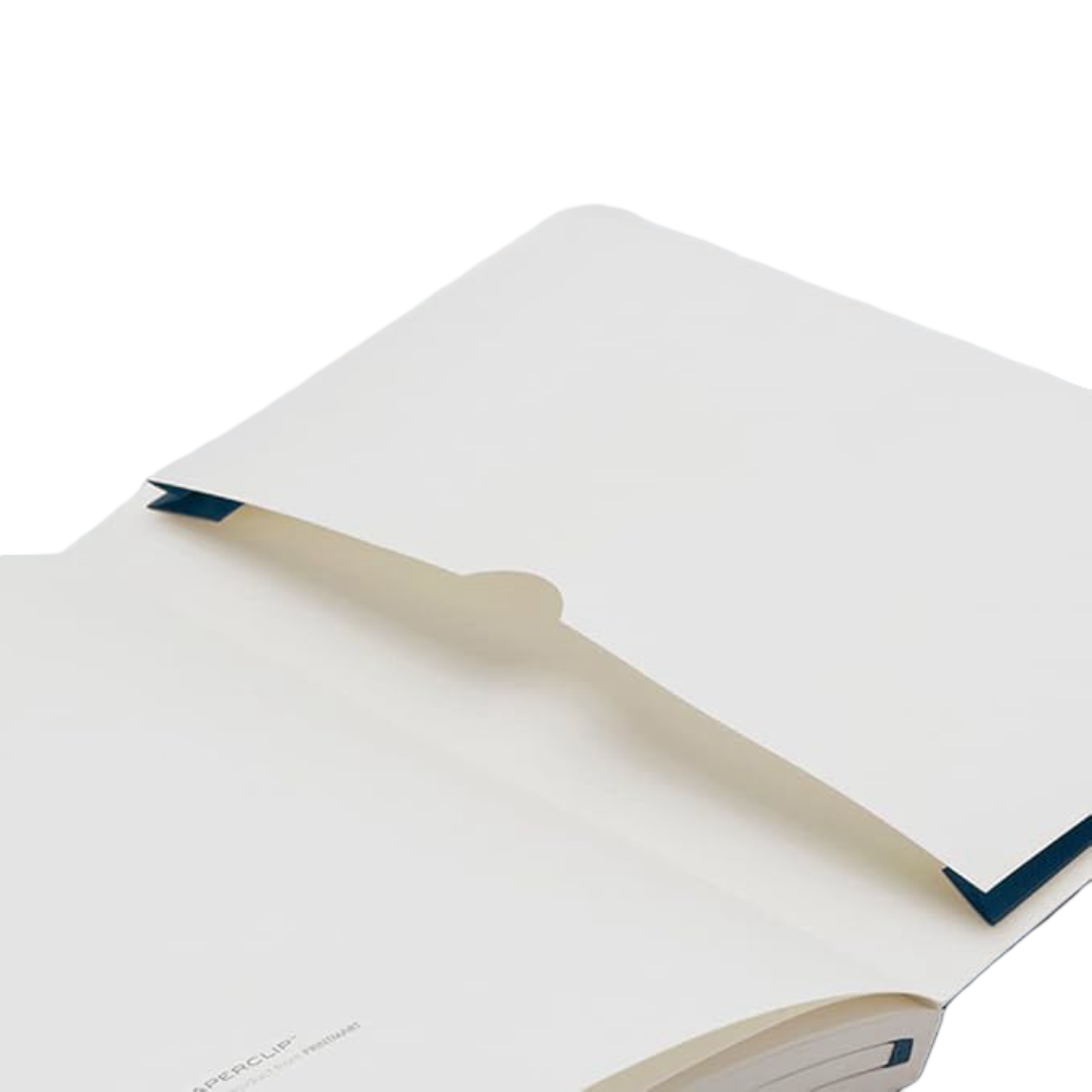 myPAPERCLIP Executive Series Notebook, Large (165 x 241 mm, 6.5 x 9.5 in.) Ruled, ESX192L-R Blue, Large, Ruled