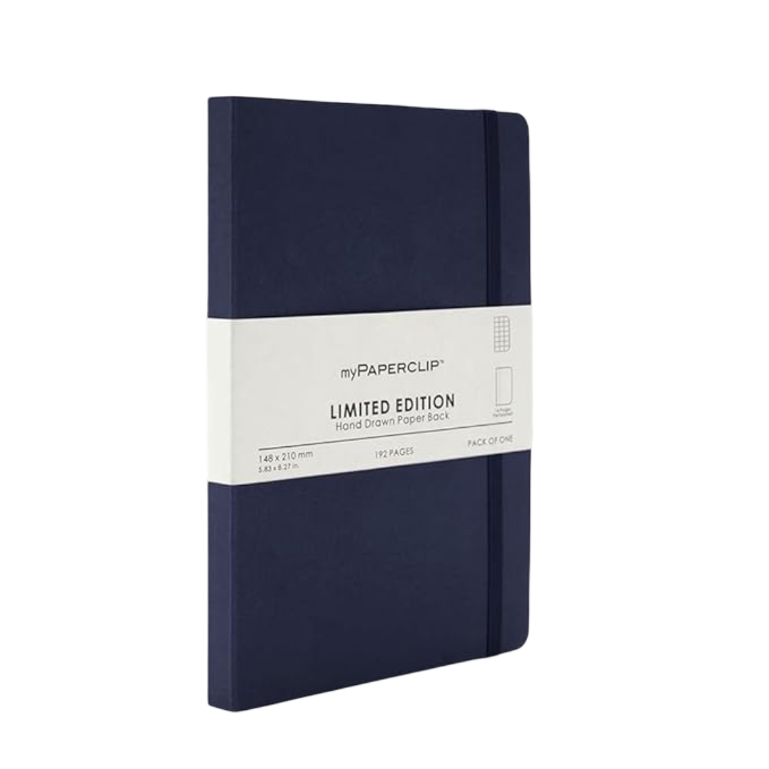 myPAPERCLIP Limited Edition 192 (176 Checked + 16 Perforated) Pages Notebook, A5 (148 x 210 mm, 5.83 x 8.27 in.) LEP192A5-C Imperial