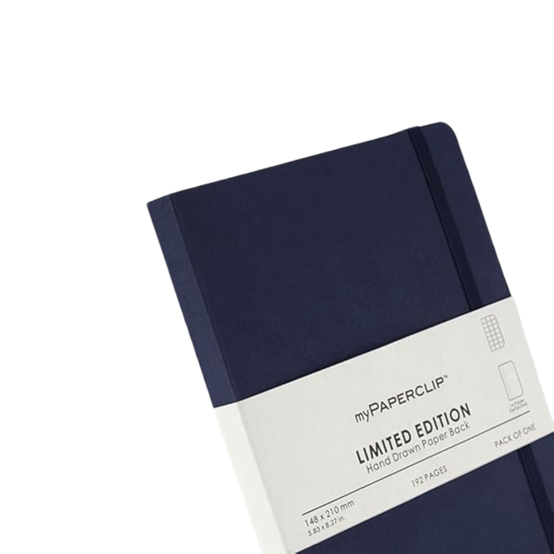 myPAPERCLIP Limited Edition 192 (176 Checked + 16 Perforated) Pages Notebook, A5 (148 x 210 mm, 5.83 x 8.27 in.) LEP192A5-C Imperial