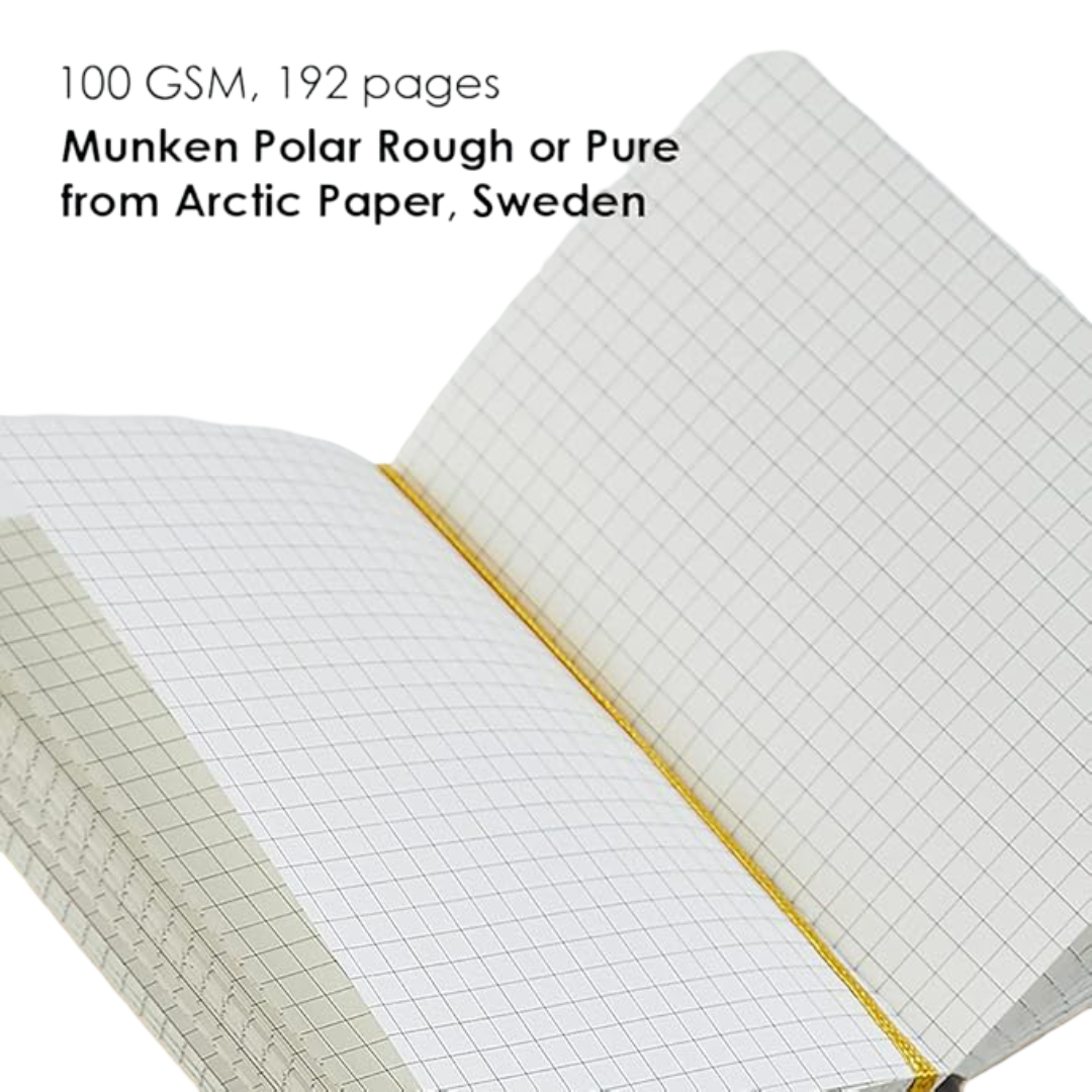 myPAPERCLIP Limited Edition Notebook, A5 (148 x 210 mm, 5 .83 x 8.27 in.) Checks LEP192A5-C - Lilac