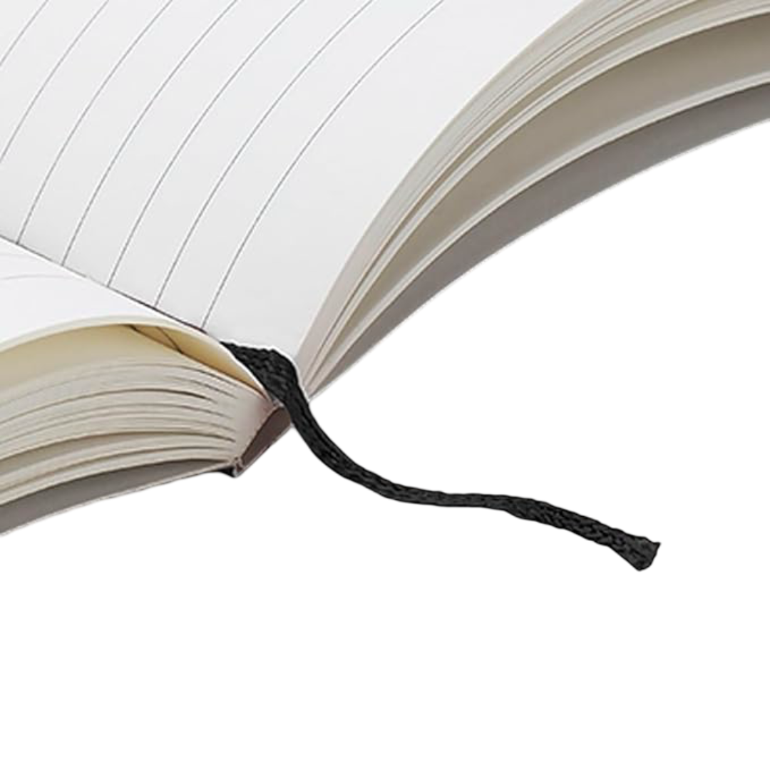 myPAPERCLIP Note Book, Signature Series, A5, (148 x 210 mm, 5.83 x 8.27 in.), Ruled, Black (SSPU192A5-R Black)