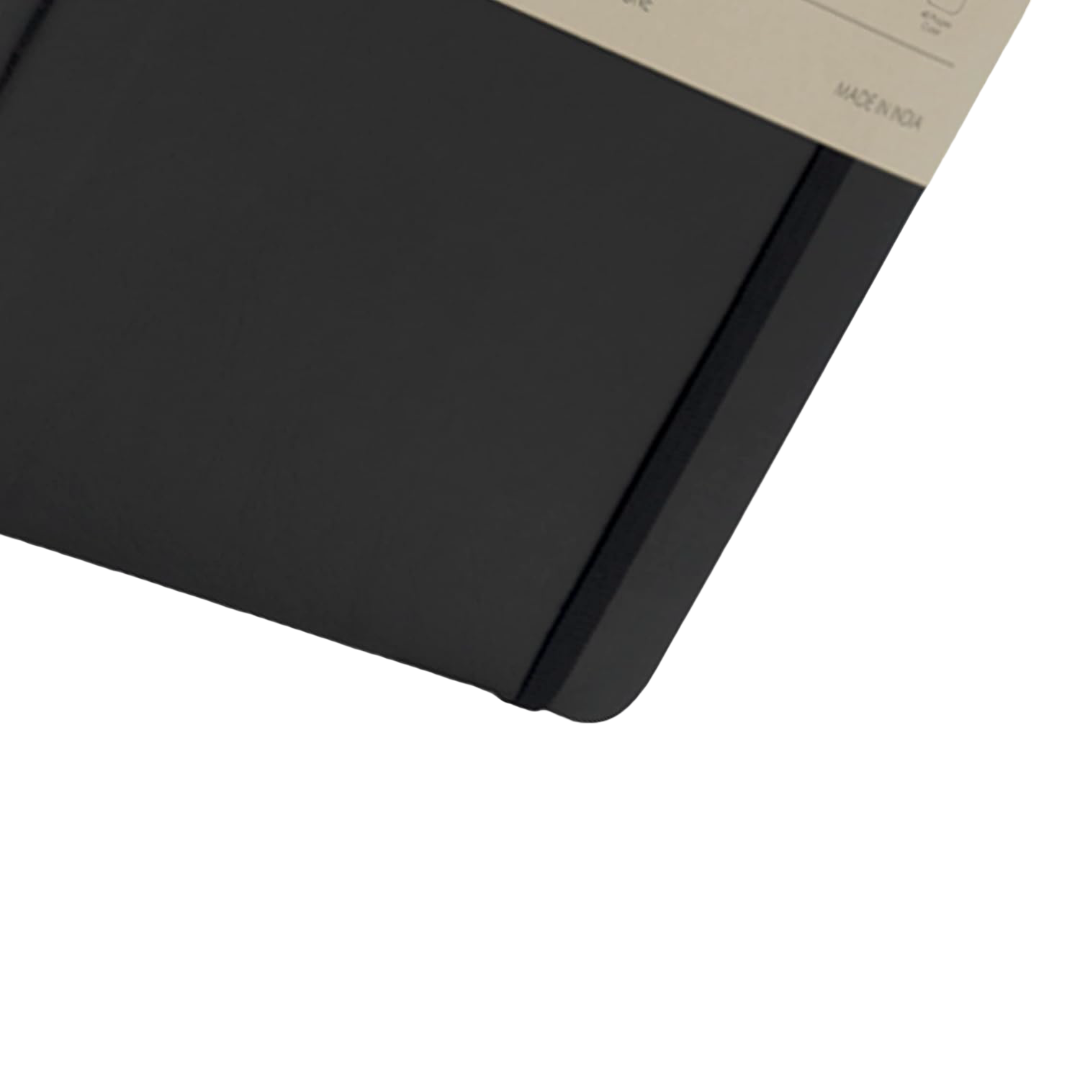 myPAPERCLIP Note Book, Signature Series, A5, (148 x 210 mm, 5.83 x 8.27 in.), Ruled, Black (SSPU192A5-R Black)