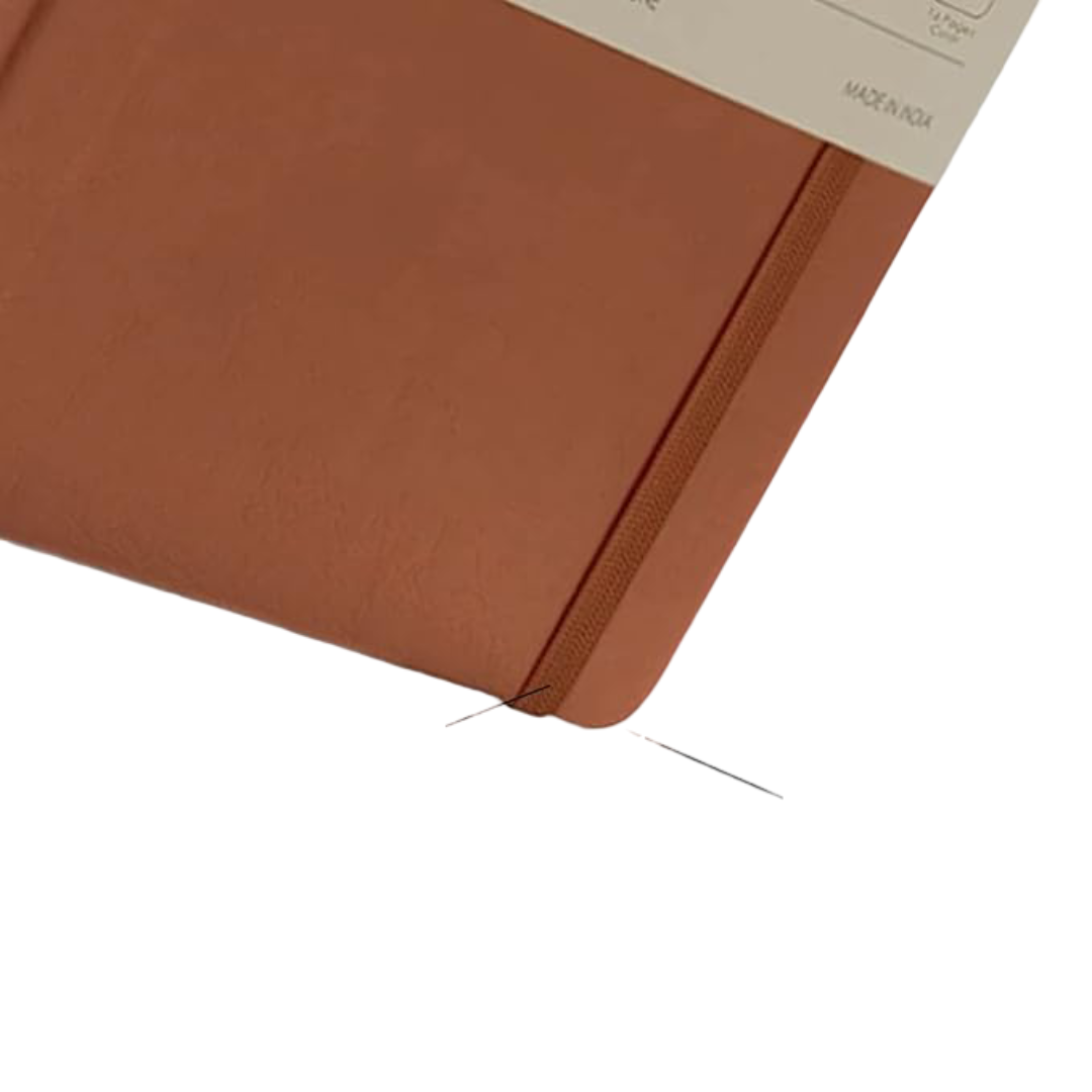 myPAPERCLIP Note Book, Signature Series, A5, (148 x 210 mm, 5.83 x 8.27 in.), Ruled, Tan (SSPU192A5-R Tan)