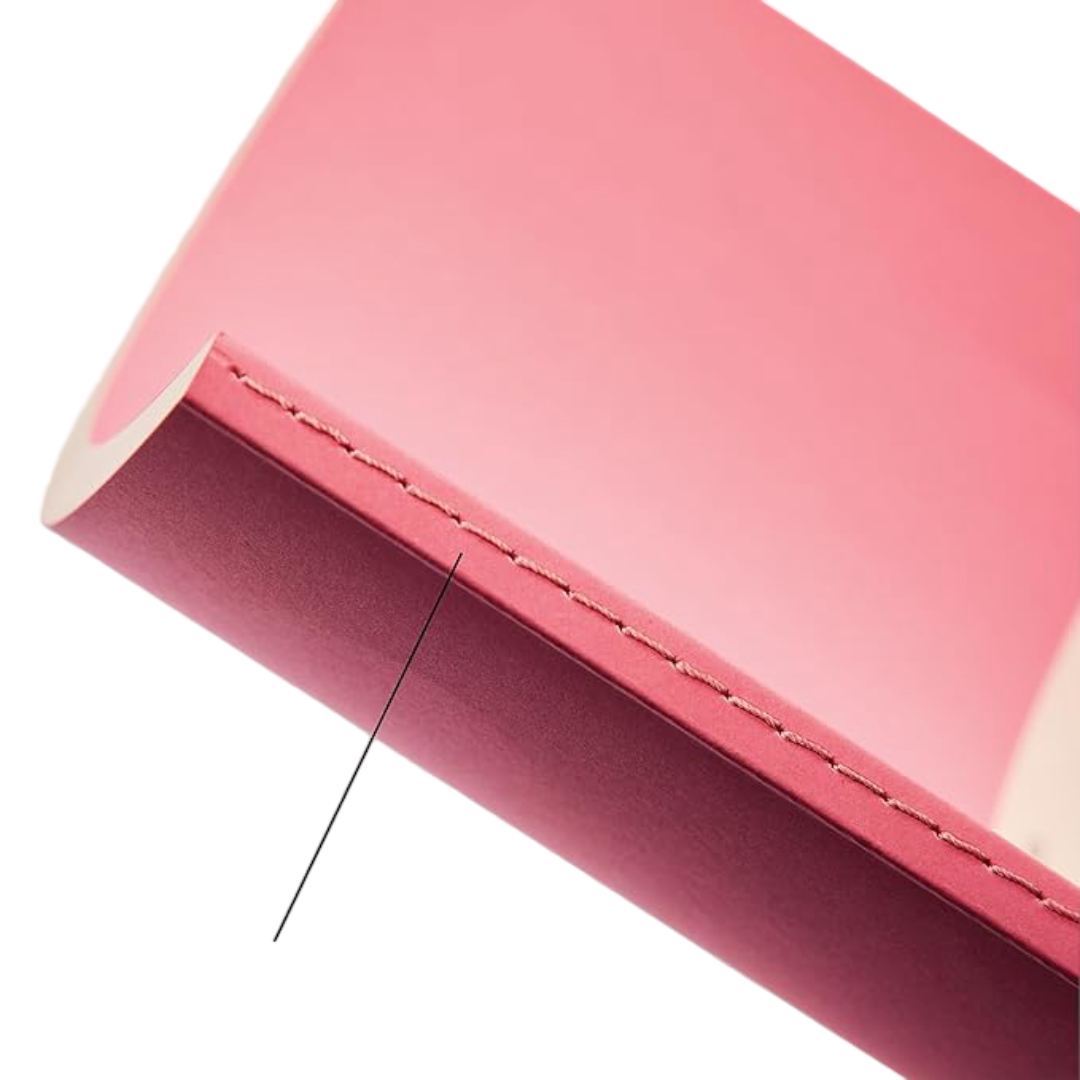myPAPERCLIP NeoBasic A5 Ruled Notebook | 80 GSM, 192 Pages | 250 GSM Soft Card Cover | A5 (5.83" x 8.27") | Writing, Journaling, School & Office Use | Pink