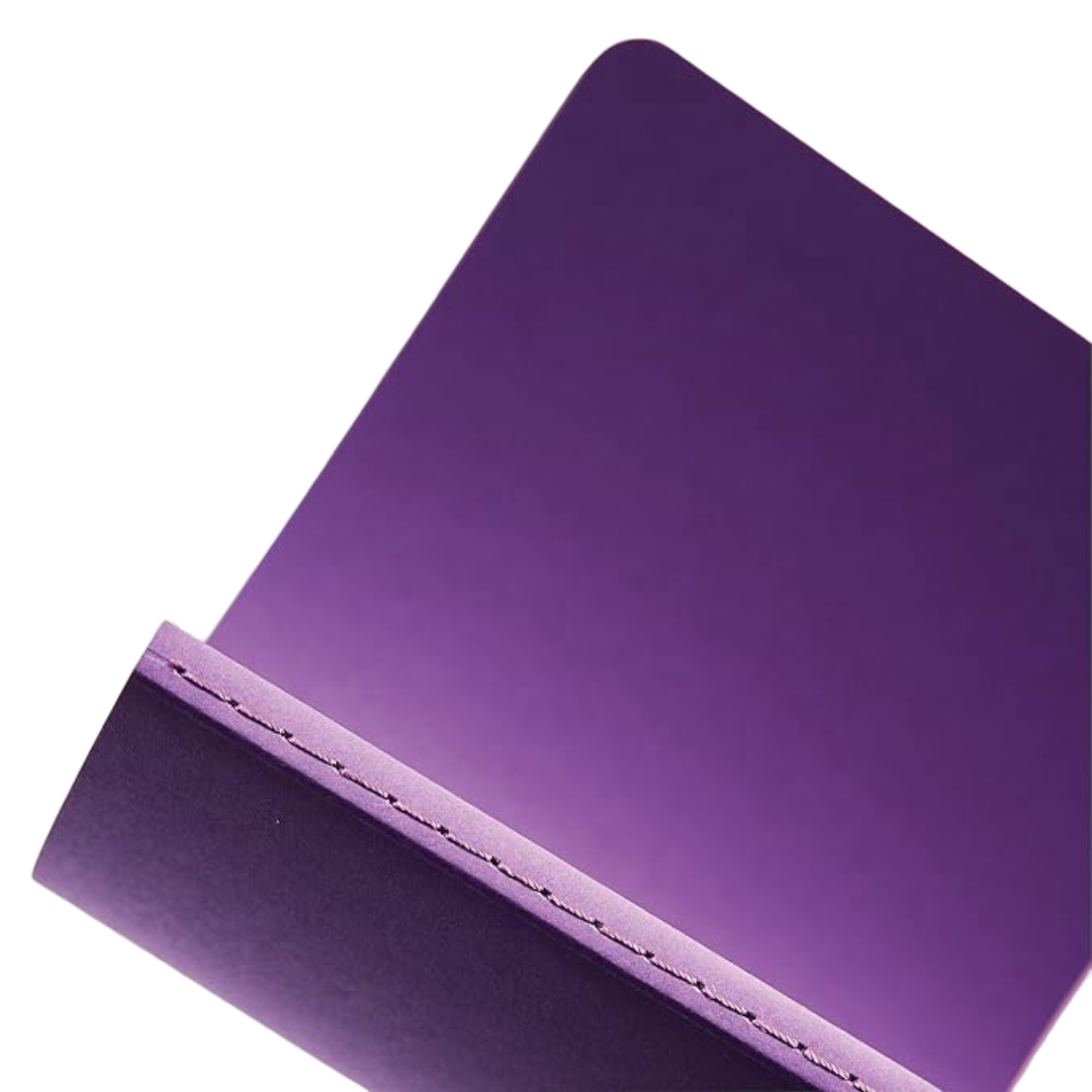 myPAPERCLIP NeoBasic A5 Ruled Notebook | 80 GSM, 192 Pages | 250 GSM Soft Card Cover | A5 (5.83" x 8.27") | Writing, Journaling, School & Office Use | Purple