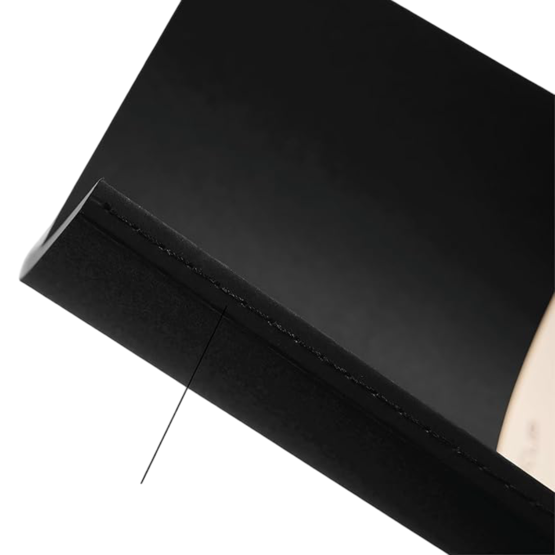 myPAPERCLIP NeoBasic A5 Ruled Notebook | 80 GSM, 192 Pages | 250 GSM Soft Card Cover | A5 (5.83" x 8.27") | Writing, Journaling, School & Office Use | Black