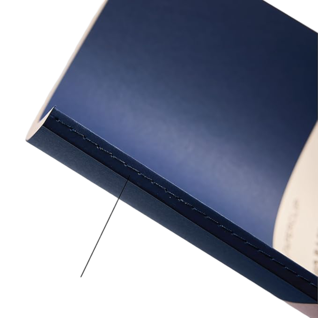 myPAPERCLIP NeoBasic A5 Ruled Notebook | 80 GSM, 192 Pages | 250 GSM Soft Card Cover | A5 (5.83" x 8.27") | Writing, Journaling, School & Office Use | Blue