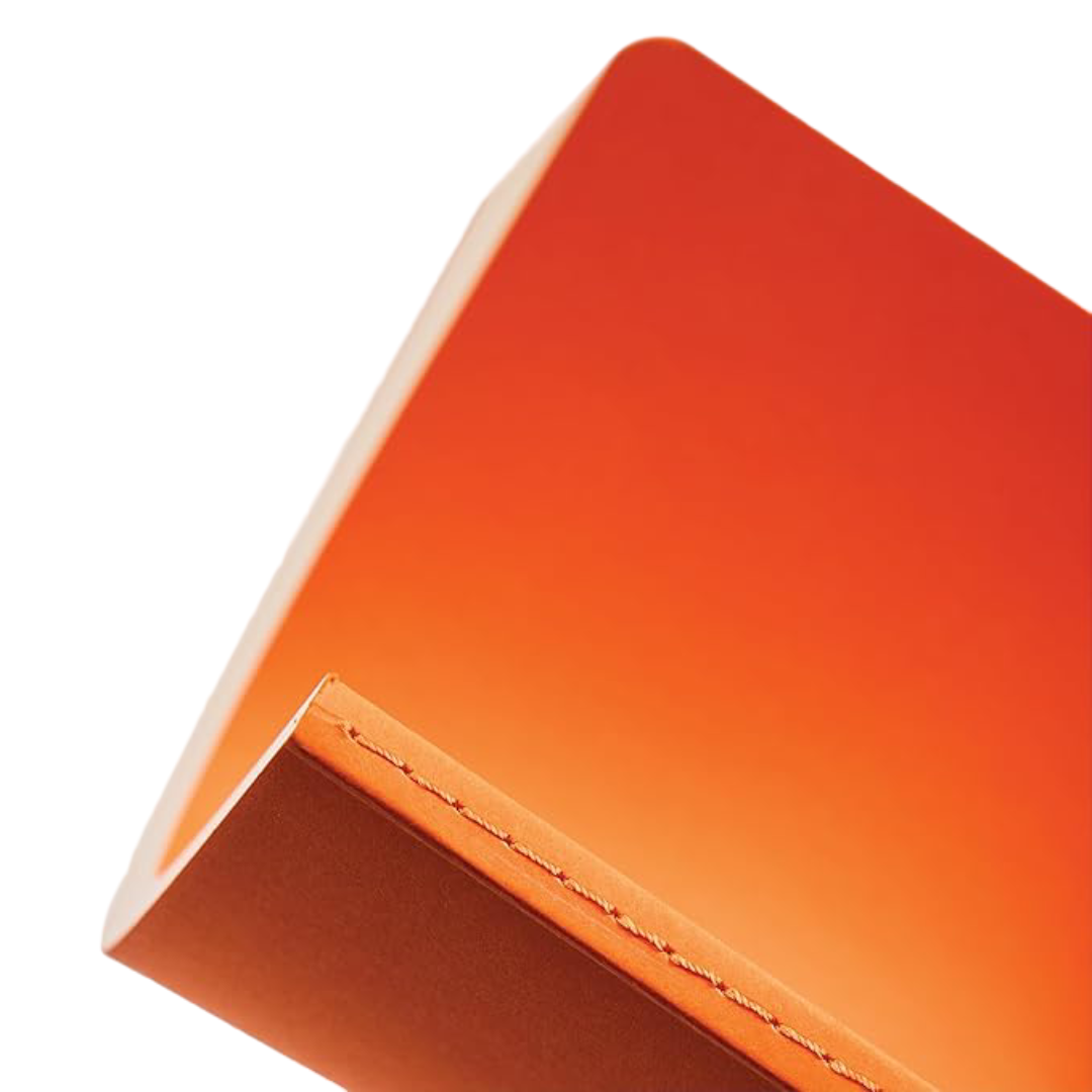 myPAPERCLIP NeoBasic A5 Ruled Notebook | 80 GSM, 192 Pages | 250 GSM Soft Card Cover | A5 (5.83" x 8.27") | Writing, Journaling, School & Office Use | Orange
