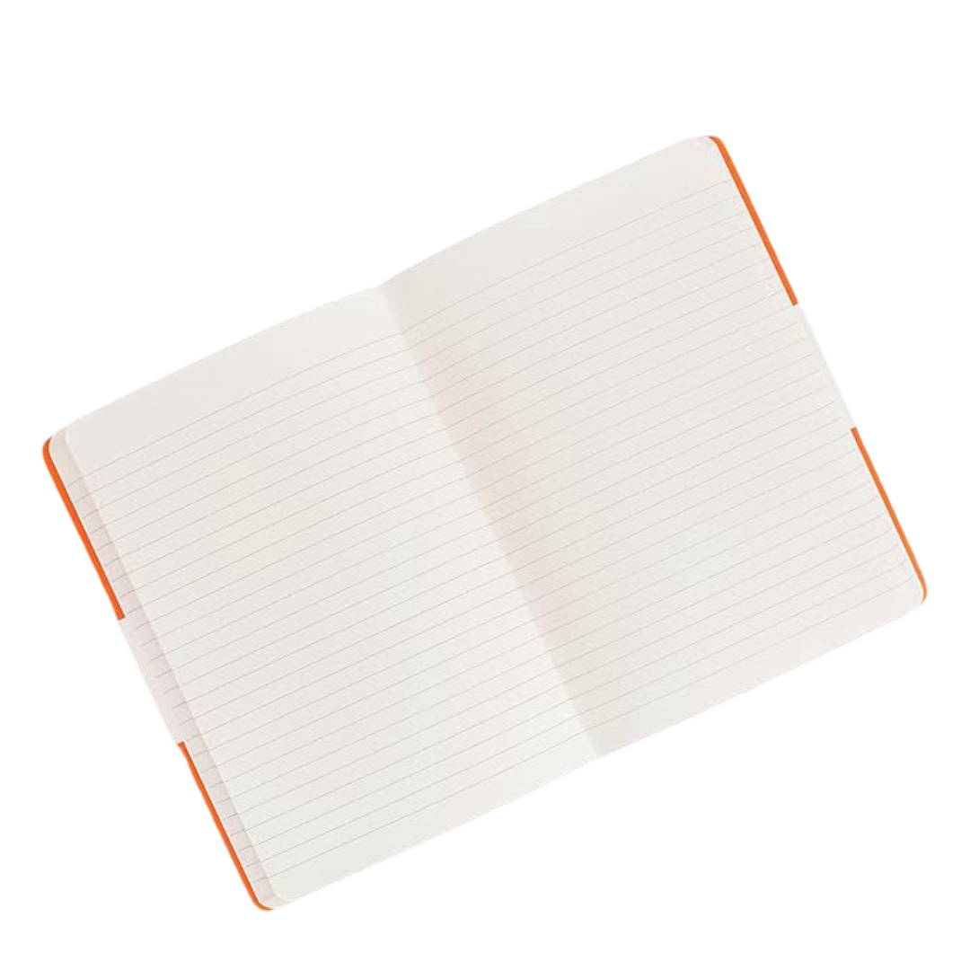 myPAPERCLIP NeoBasic A5 Ruled Notebook | 80 GSM, 192 Pages | 250 GSM Soft Card Cover | A5 (5.83" x 8.27") | Writing, Journaling, School & Office Use | Red