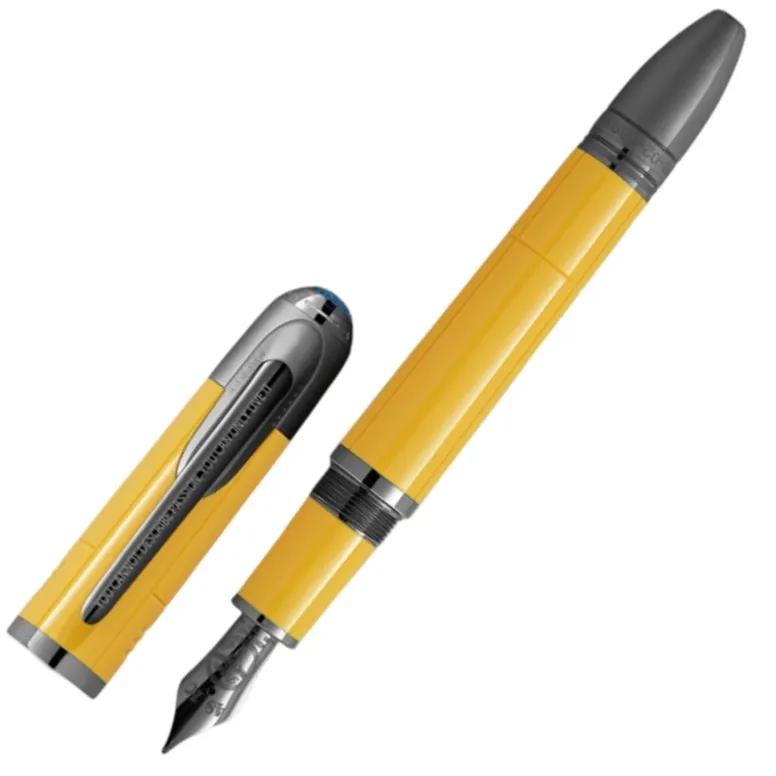 GREAT CHARACTERS ENZO FERRARI SPECIAL EDITION GIALLO MODENA FOUNTAIN PEN F