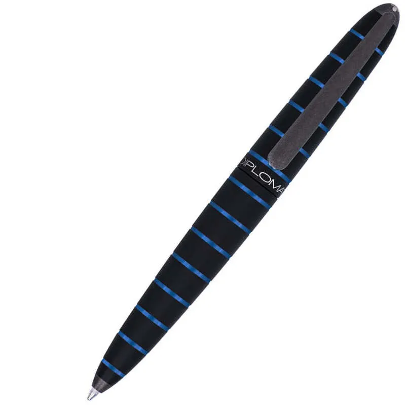 Diplomat Elox Black/Blue Ballpoint Pen
