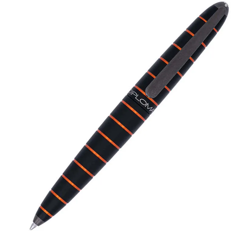 Diplomat Elox Black/Orange Ballpoint Pen
