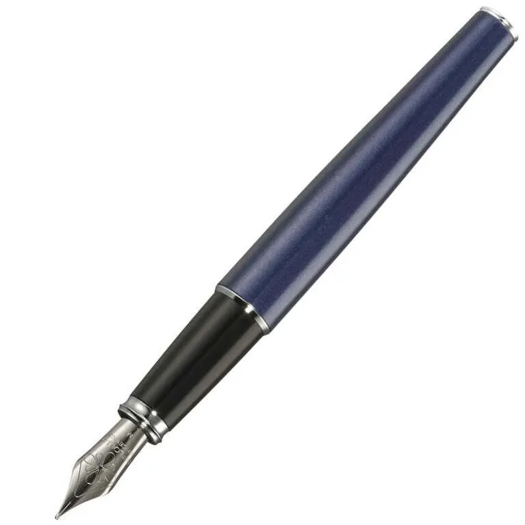 Diplomat Excellence A2 Midnight Blue/Chrome Fountain Pen Fine
