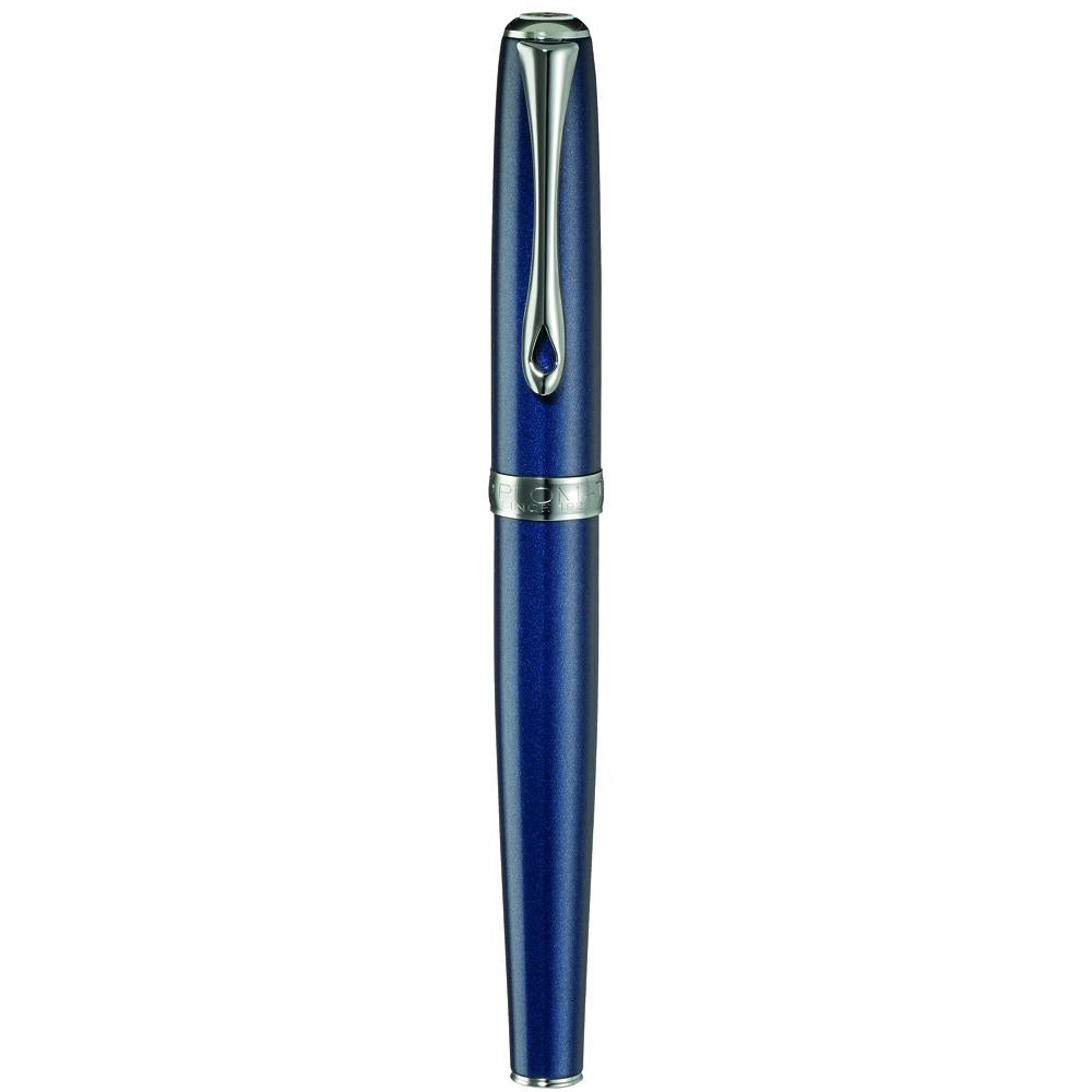 Diplomat Excellence A2 Midnight Blue/Chrome Fountain Pen Broad