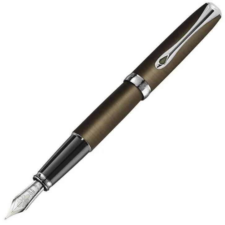 Diplomat Excellence A2 Oxyd Brass Fountain Pen Fine