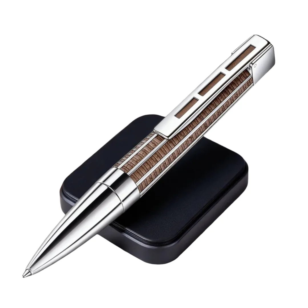 Staedtler Premium Princeps Walnut Wood CT Ballpoint Pen 9PT320M-9