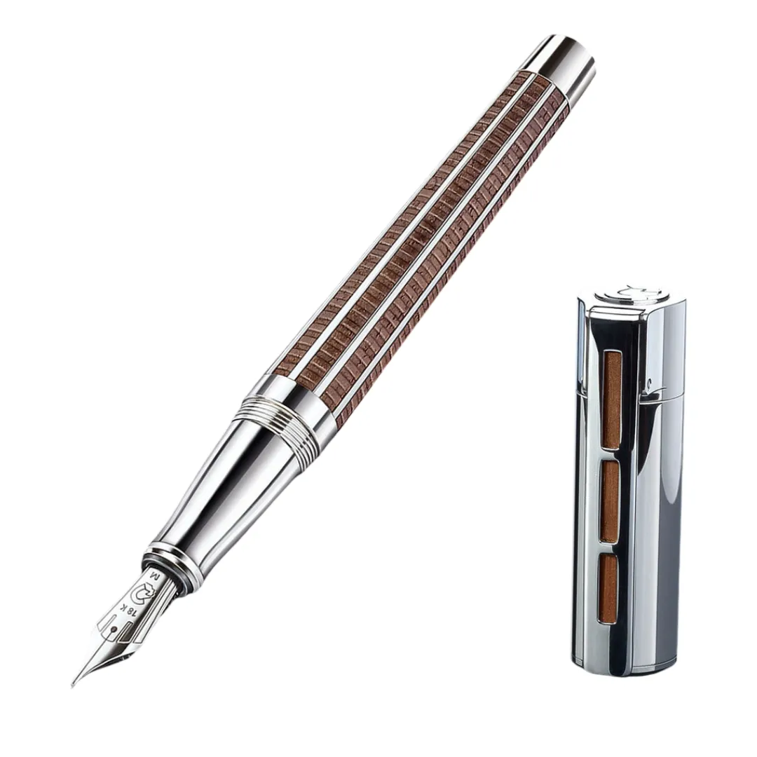 Staedtler Premium Princeps Walnut Wood CT Fountain Pen