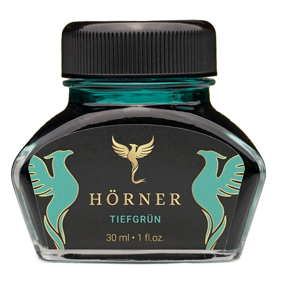Horner | Fountain Pen | 30ml Ink Bottle | Green (nan, nan)